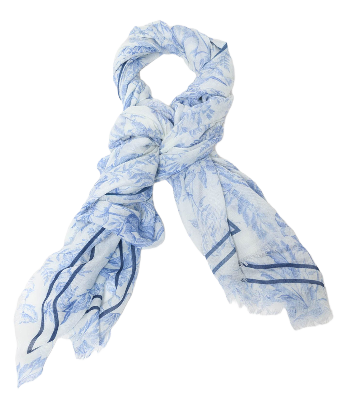 Sjaal met print MAJE Wit