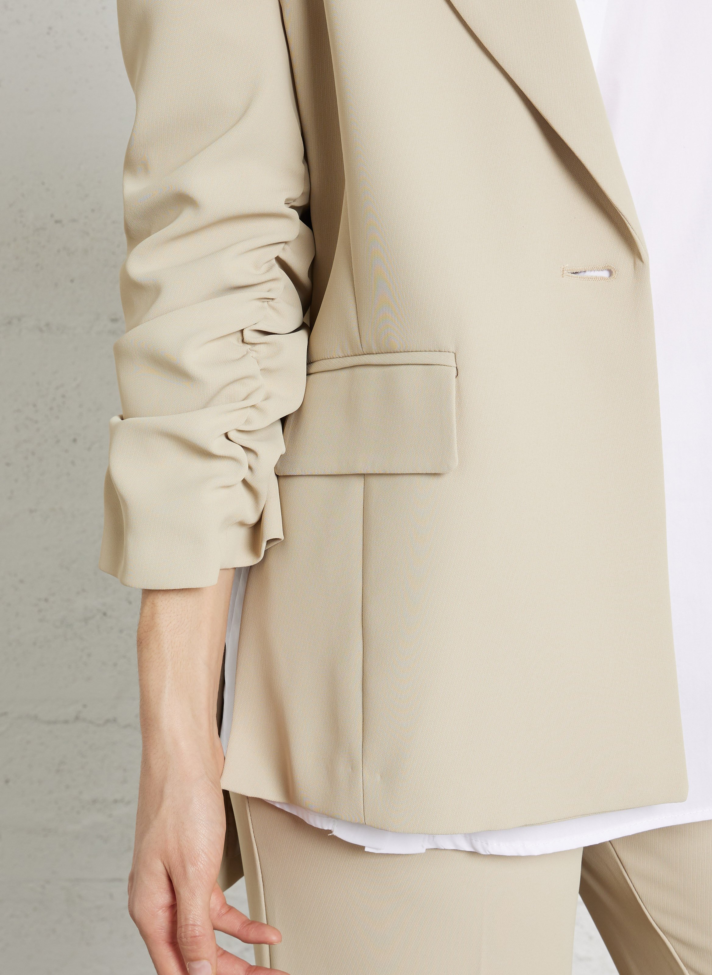 Blazer asymétrique col tailleur IMPERIAL Doré