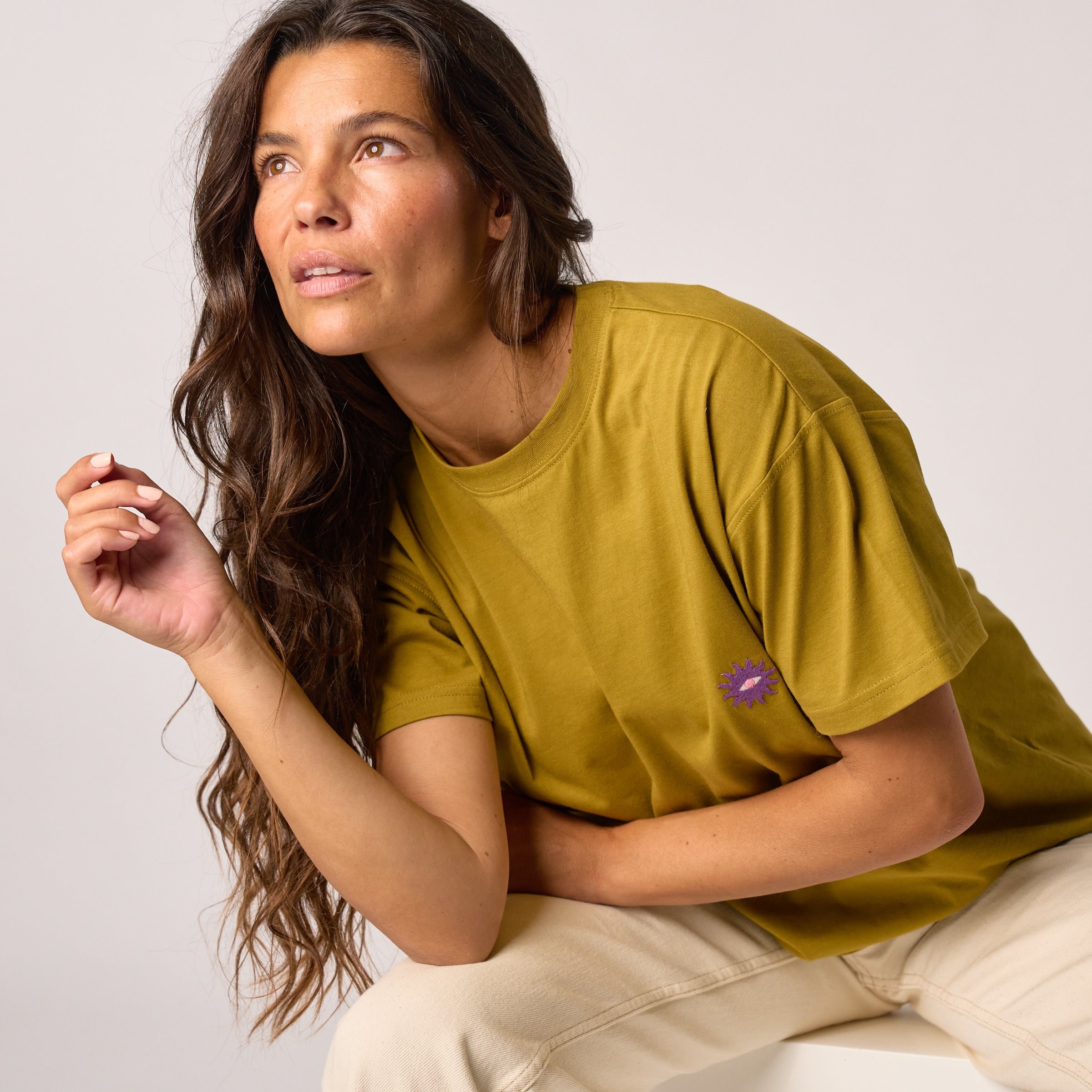 Organic cotton T-shirt BILLYBELT Green