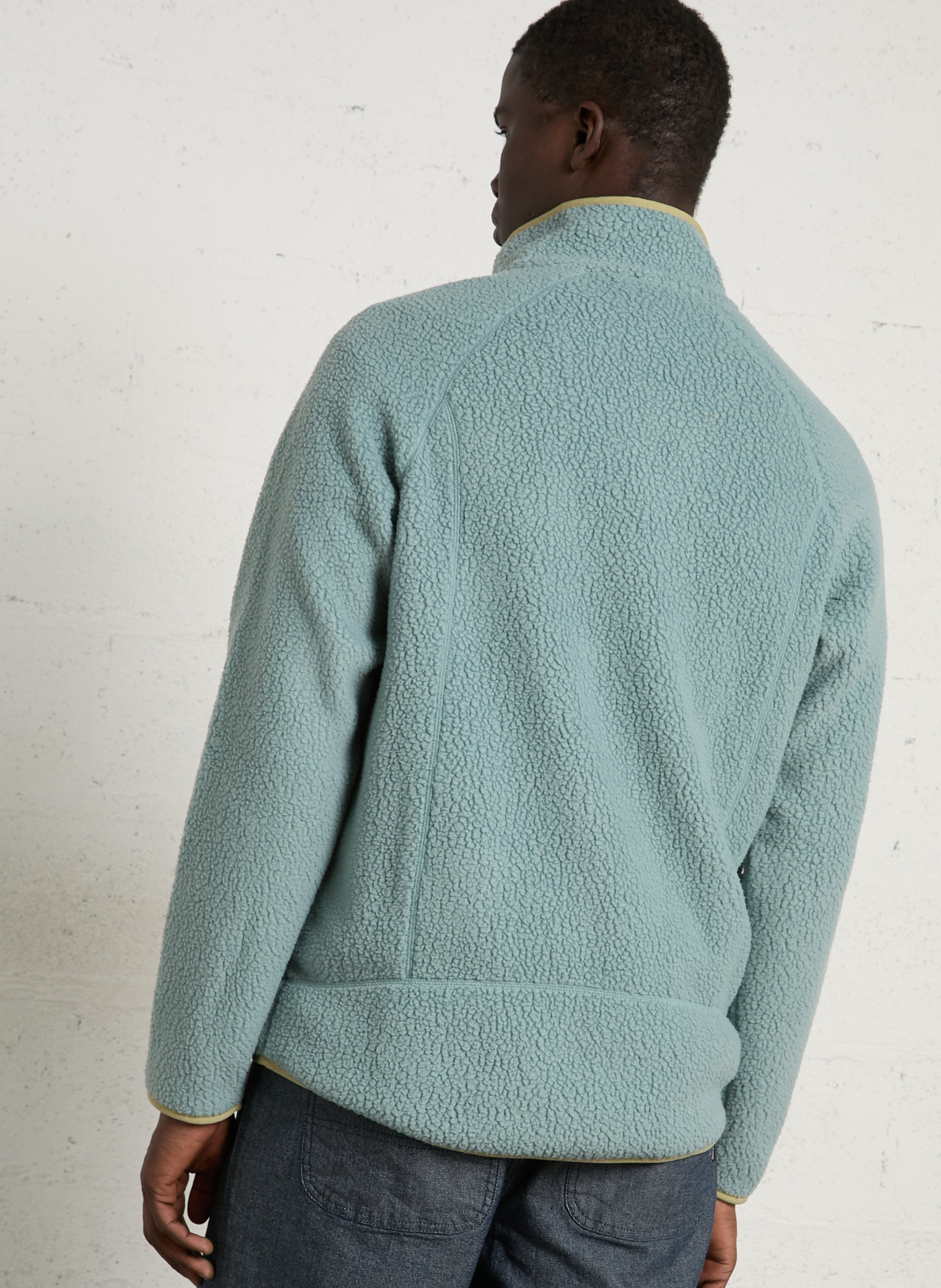 Strukturierte Fleecejacke mit Stehkragen PATAGONIA Blau