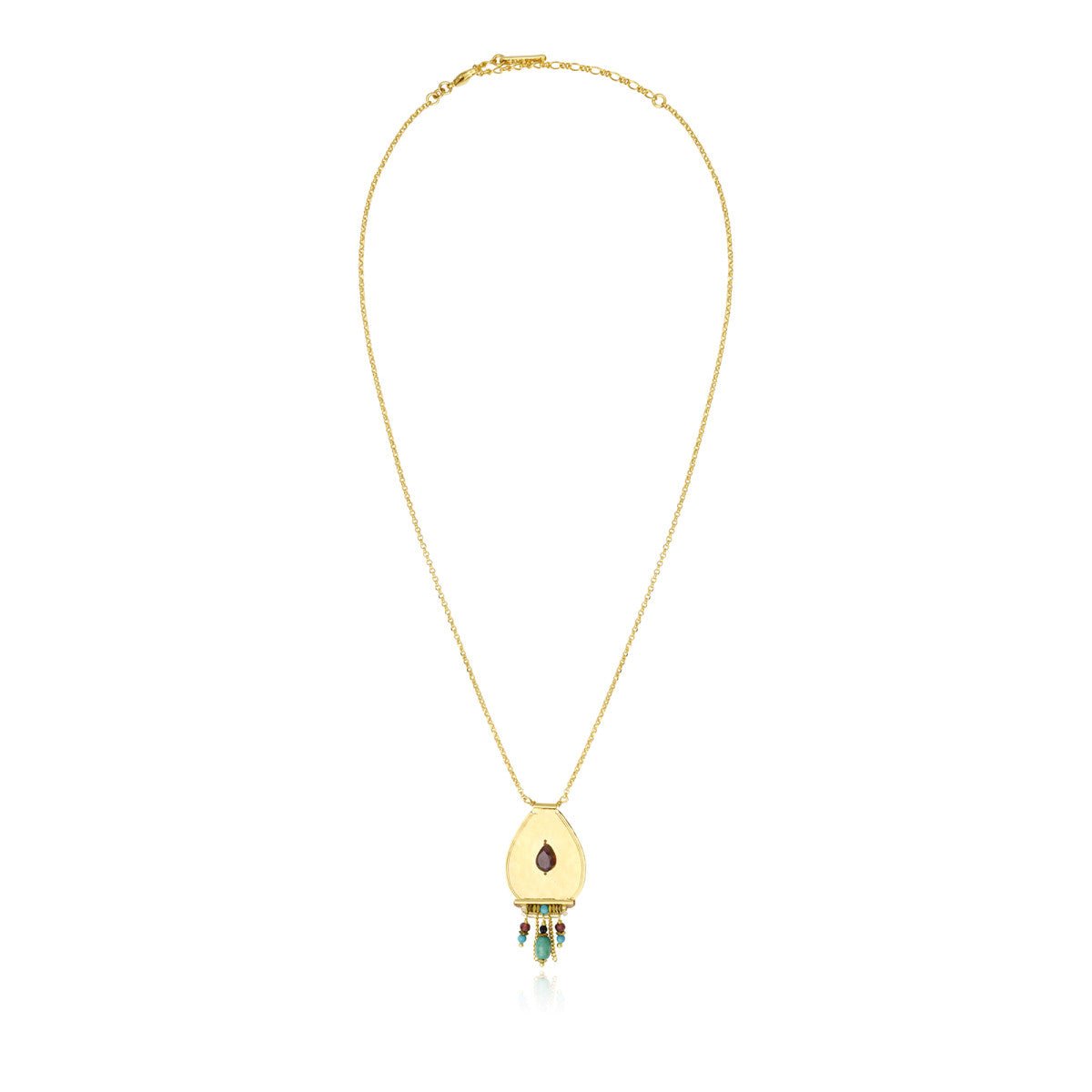 Gold-plated necklace SATELLITE PARIS Multicolored