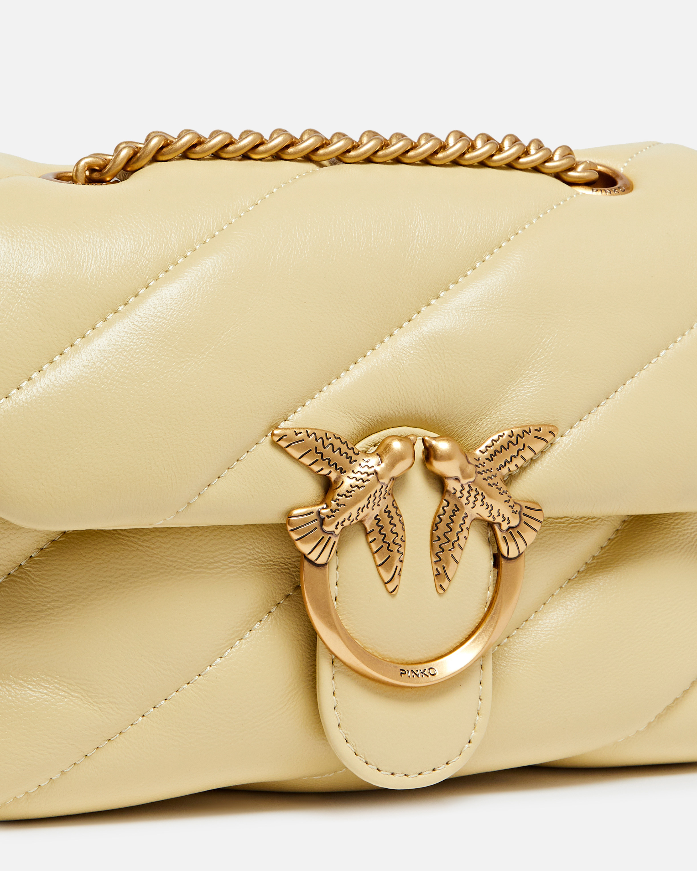 Small Love Bag Puff Maxi Quilt Crossbody Bag Multicolored