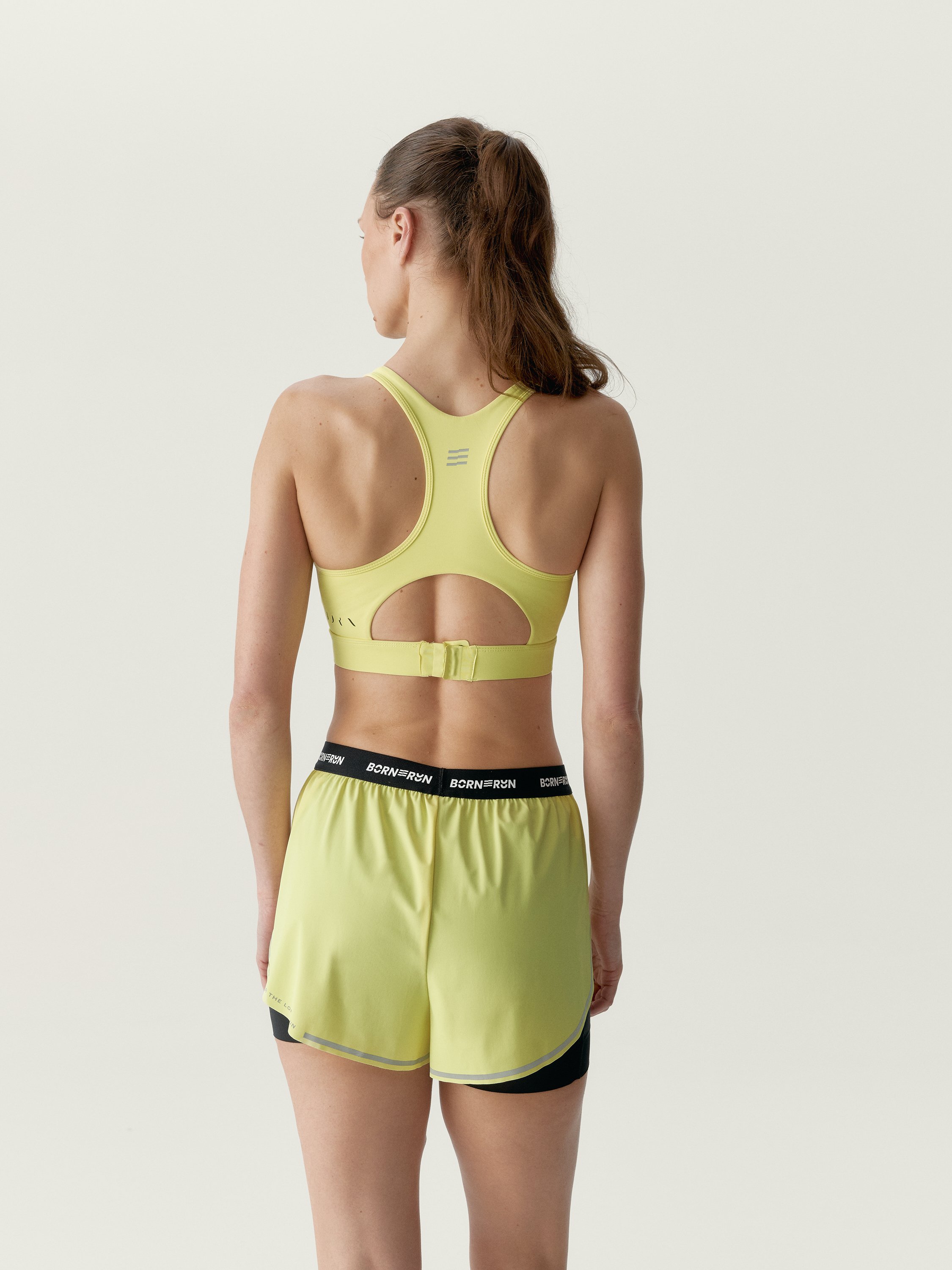 Women's running shorts for Voltrun Performance BORN Yellow