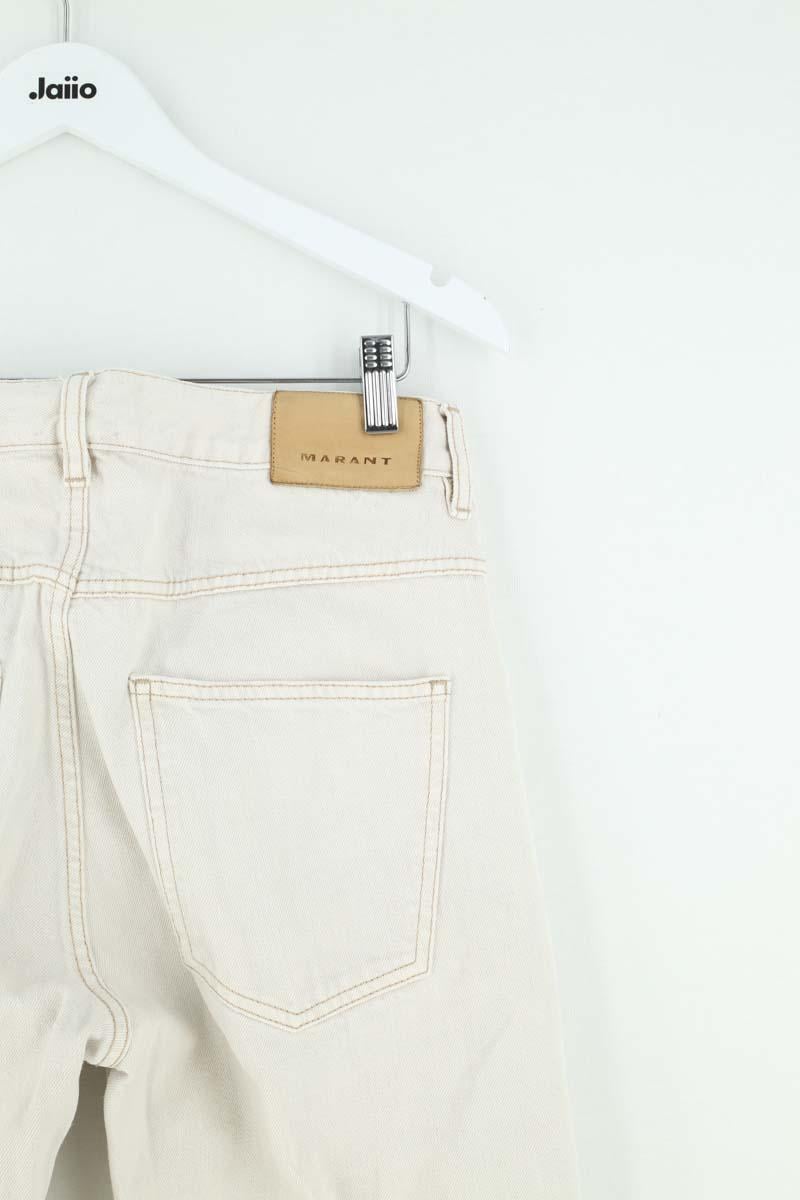 - Straight-leg jeans
- 5 pockets
- Straight cut
- Faded effect ISABEL MARANT - Seconde Main Beige