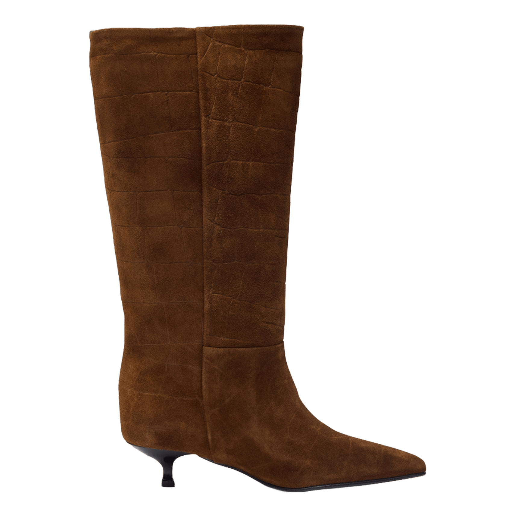 Leren laarzen AUGUSTA Beige