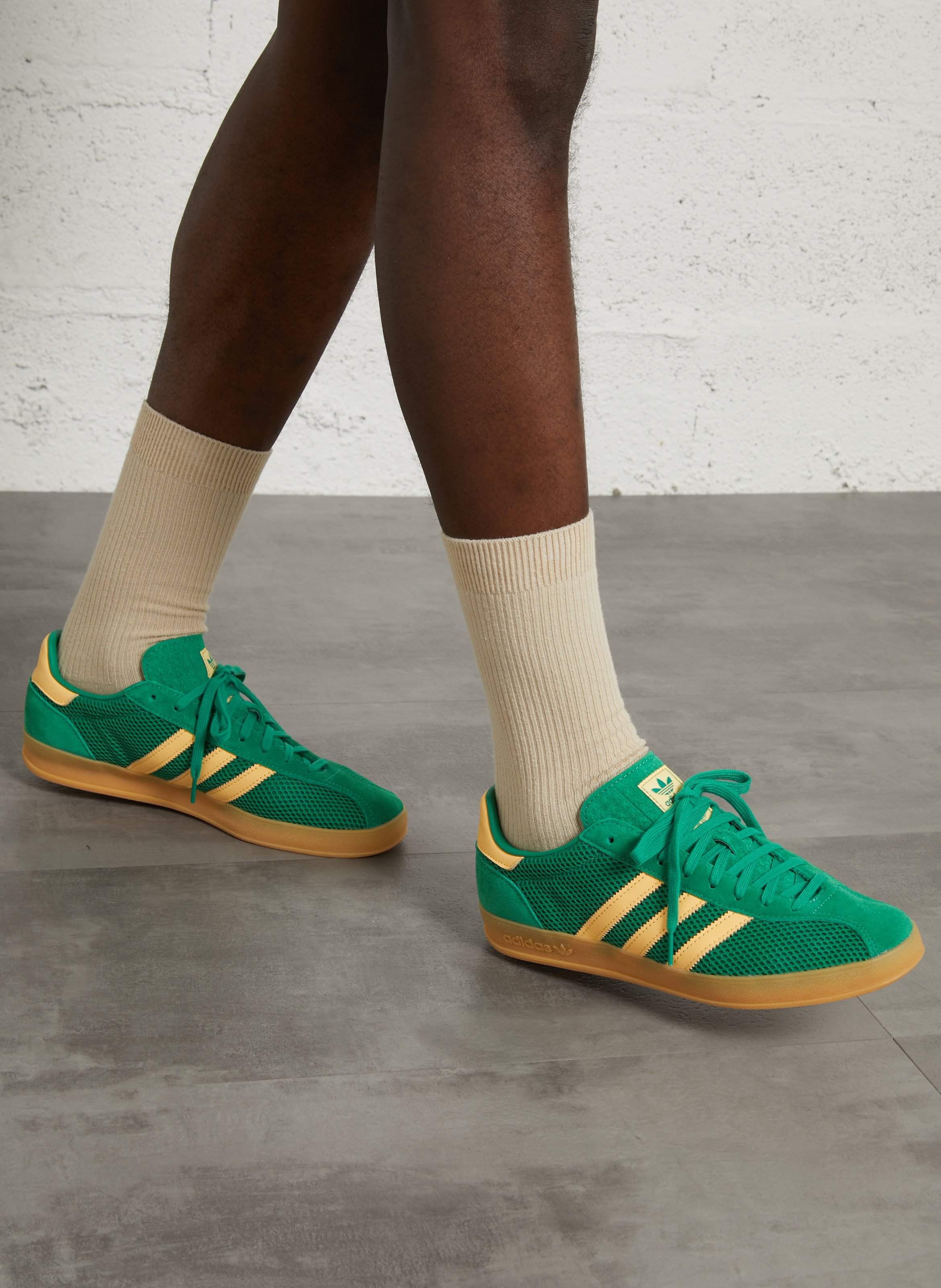 Low mesh sneakers ADIDAS Green