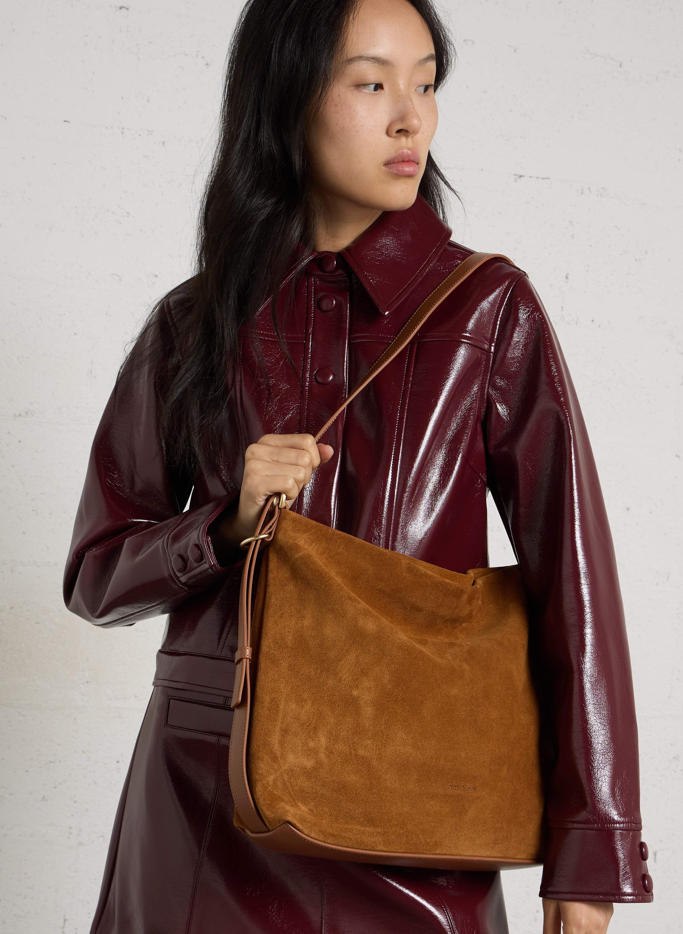 Capriccio - Hobo-Bag, aus Leder NAT & NIN Braun