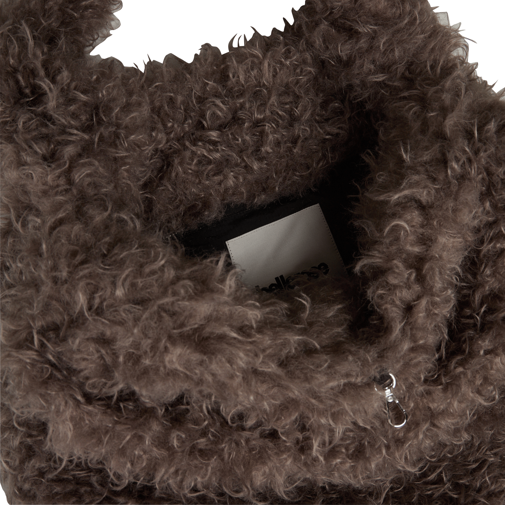 Faux fur shopper bag BELLEROSE Beige
