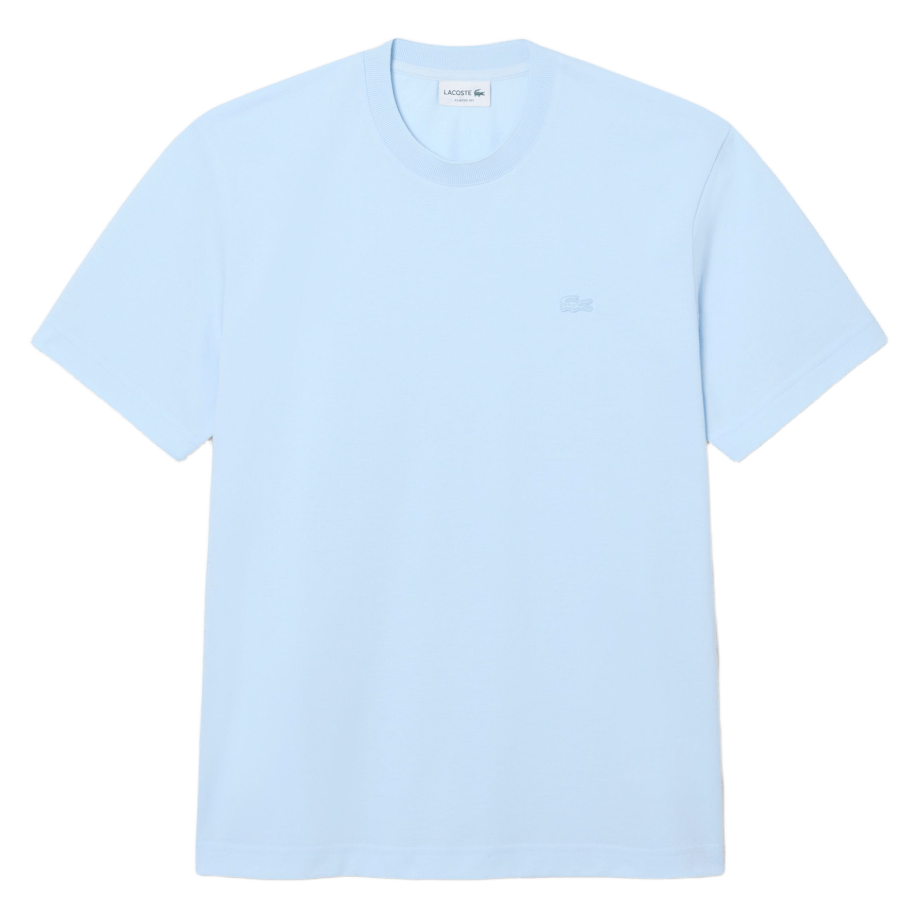 Gerade geschnittenes T-Shirt aus Baumwolle LACOSTE Blau