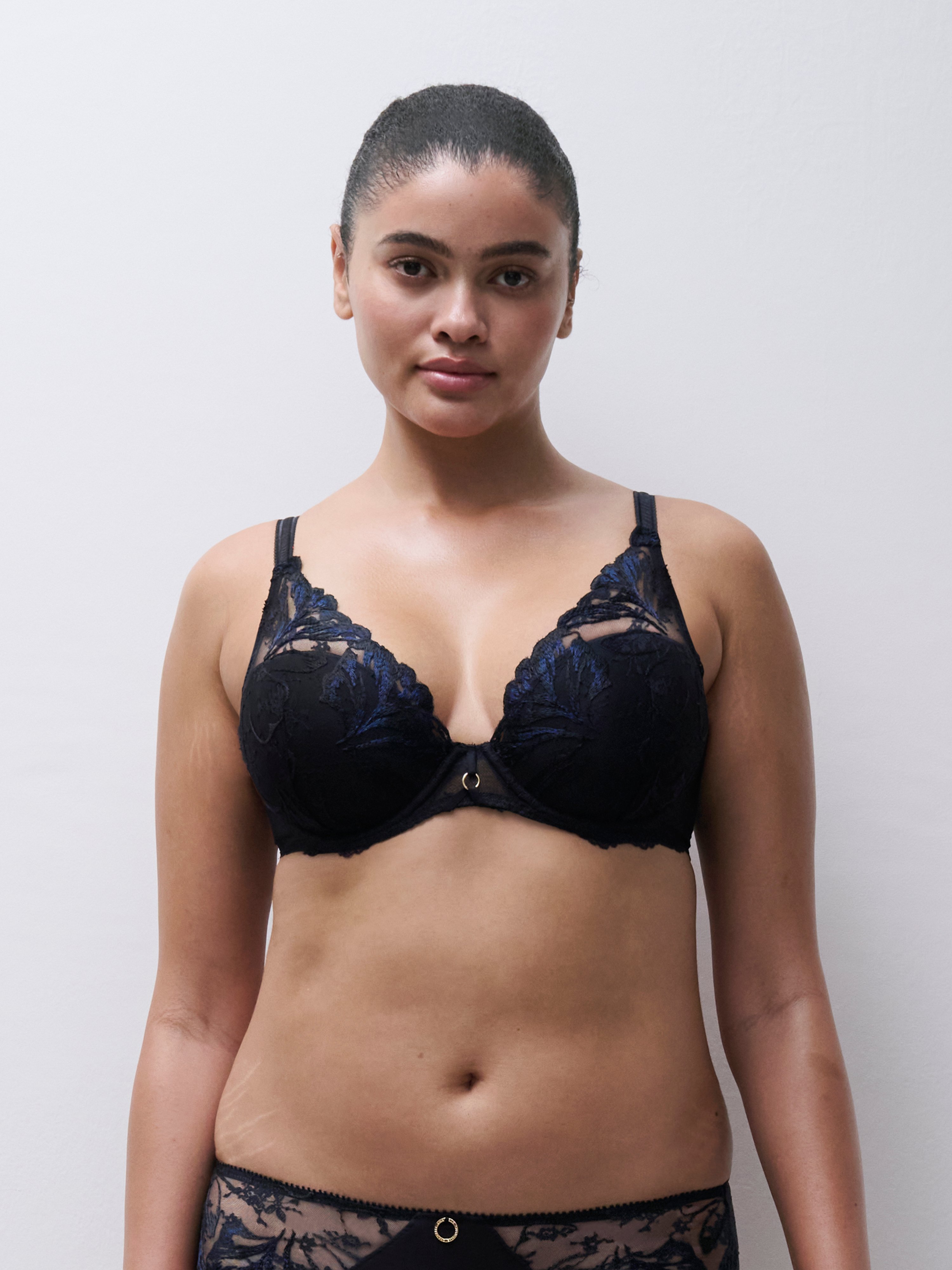 Plunge cup bra CHANTELLE Black