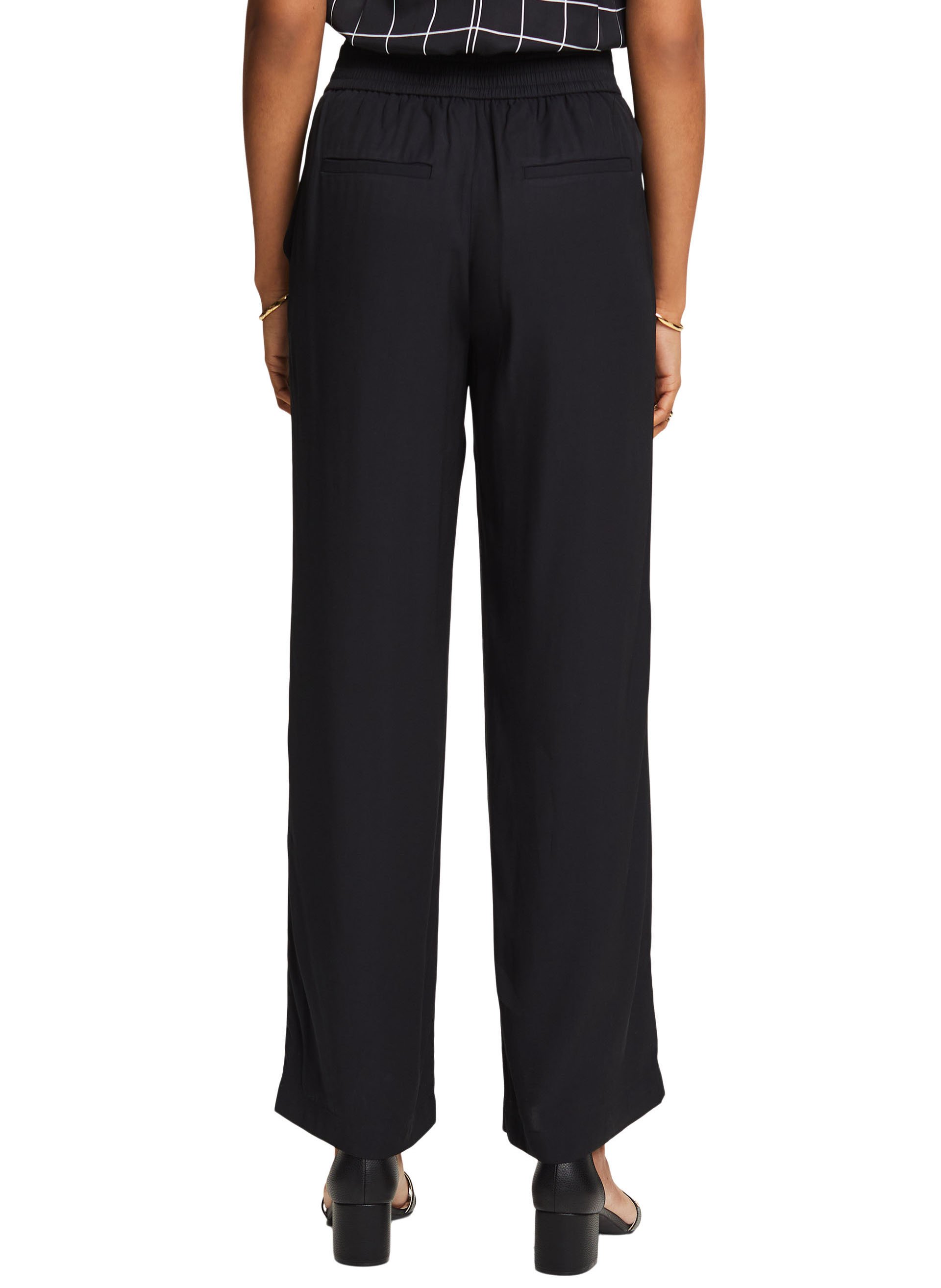 Pantalon large ESPRIT Noir