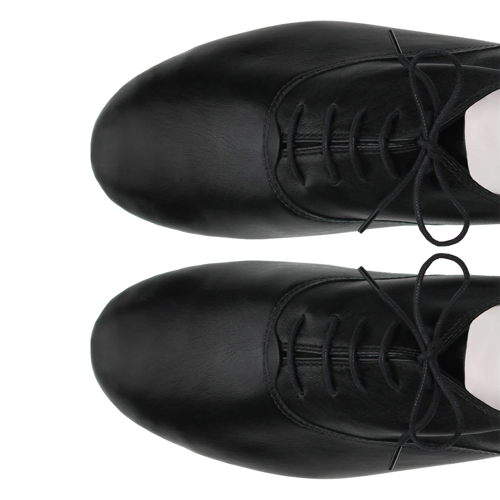 Leren derby's met hakje REPETTO Zwart