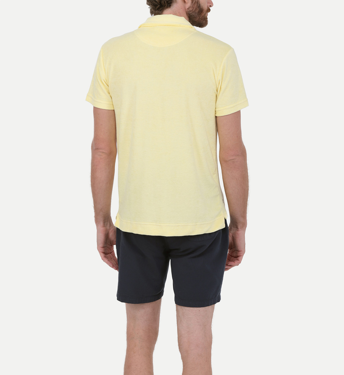 Terry cloth polo GILI'S Yellow