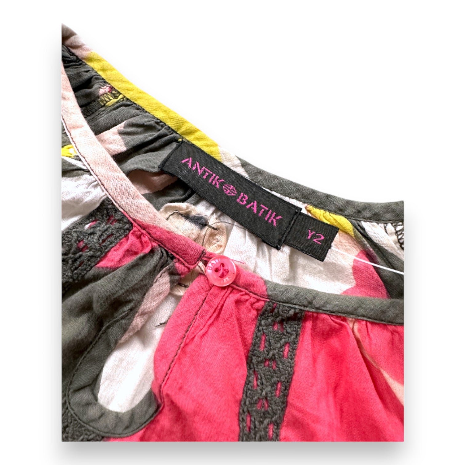 Pink baby dress - 24 months ANTIK BATIK - Seconde Main Pink