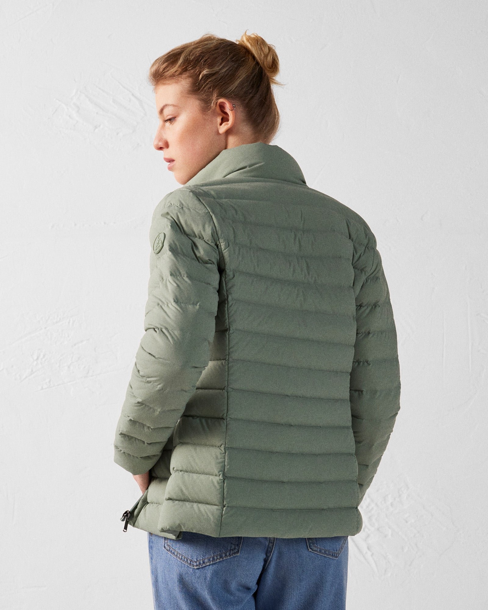 Lightweight stretch down jacket Maia JOTT Green