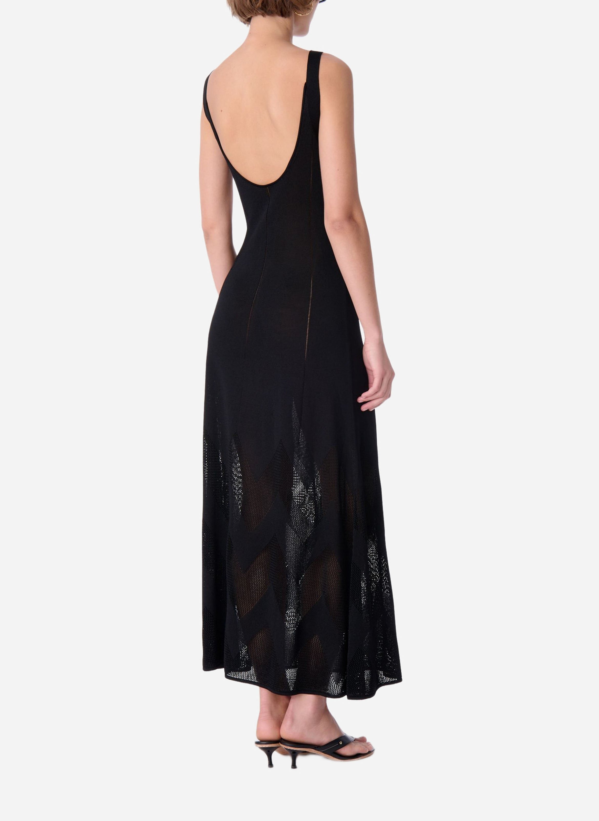 Robe longue en coton VANESSA BRUNO Noir
