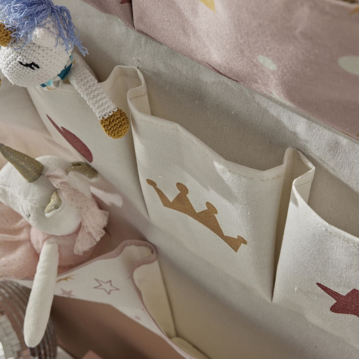 Fabric wall organizer FACTORY White