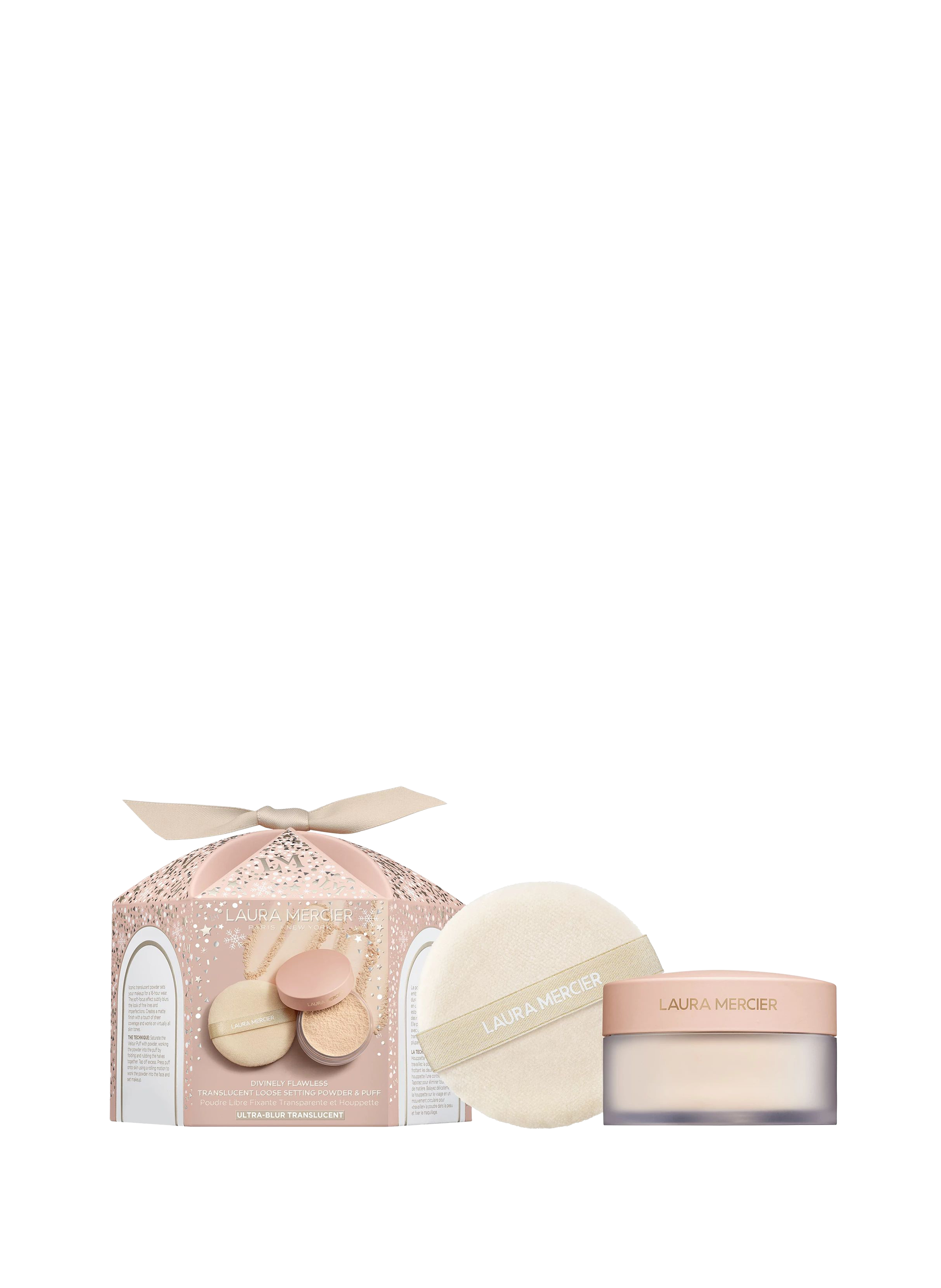 Divinely Flawless - Translucent Loose Setting Powder & Puff  - Ultra Blur Translucent LAURA MERCIER No color