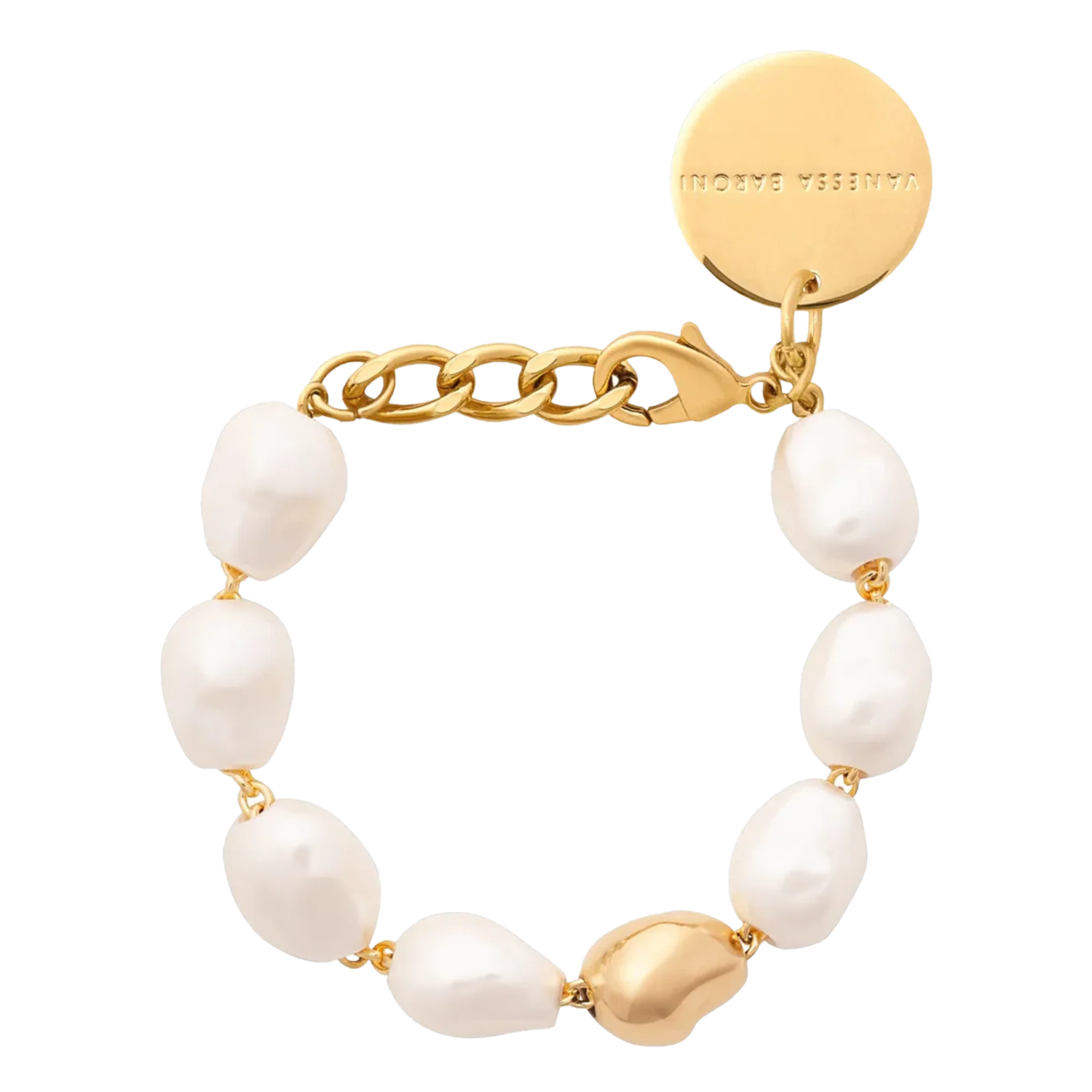 Perlenarmband VANESSA BARONI Weiss