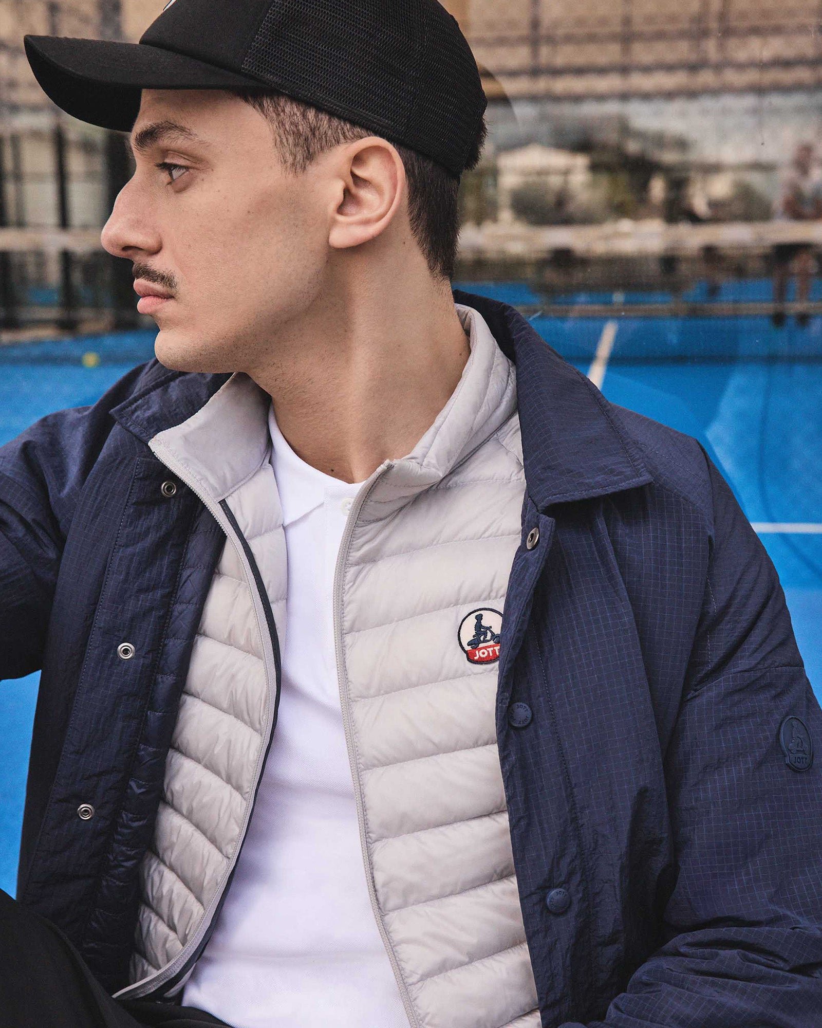 Jeremy ultralight overshirt jacket JOTT Blue