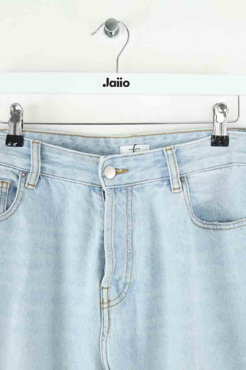 Cotton straight jeans ROSEANNA - Seconde Main Blue