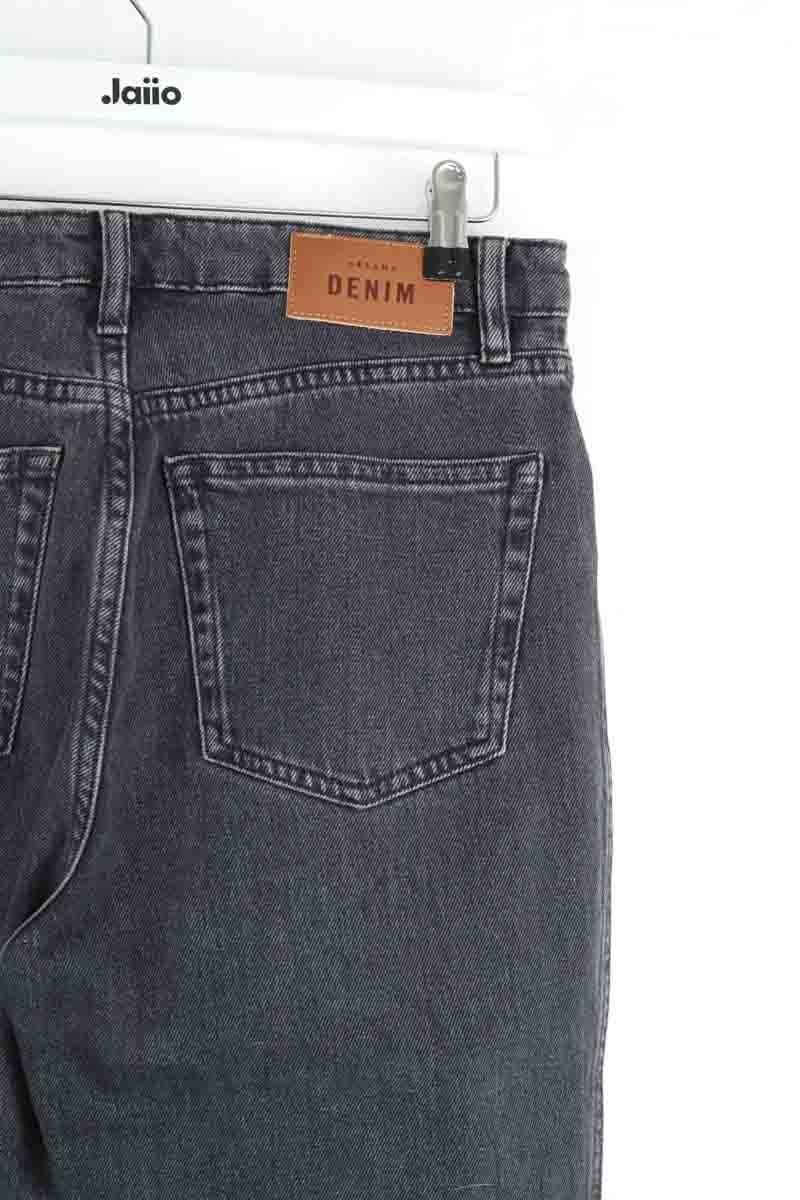 Cotton straight jeans SEZANE - Seconde main Black