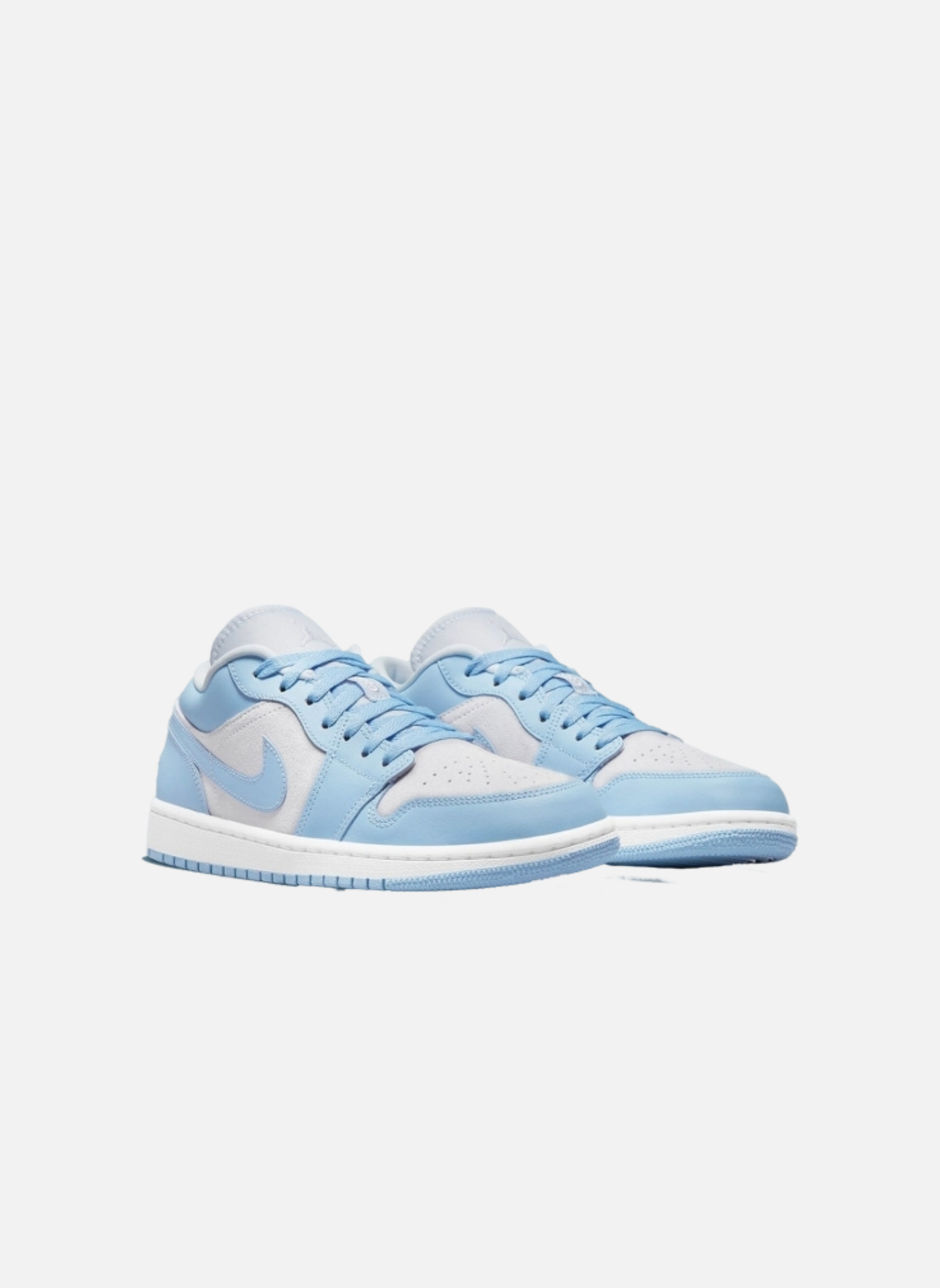 Leather low-top sneakers Jordan Blue