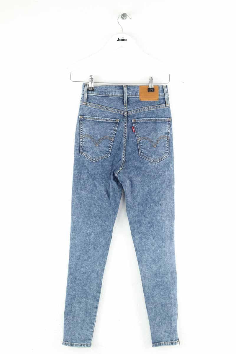 Cotton skinny jeans LEVI'S - Seconde main Blue