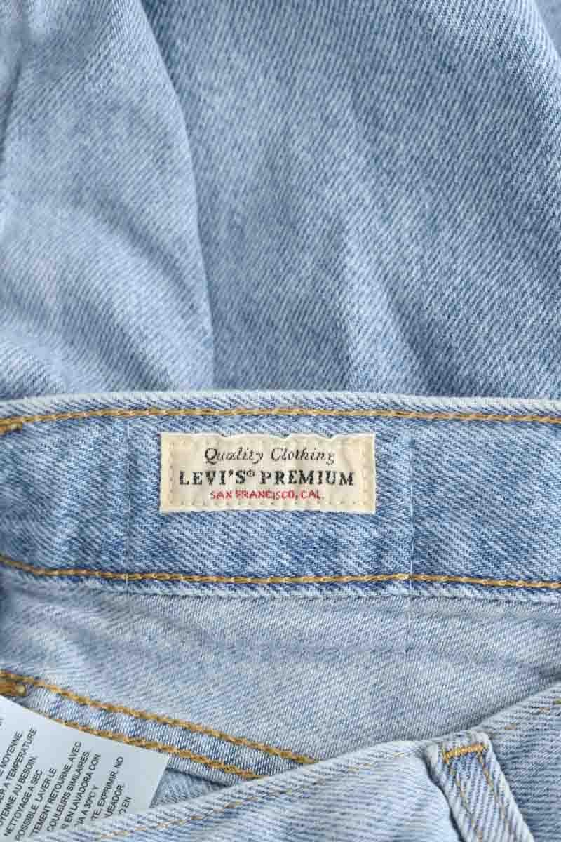 Cotton straight jeans LEVI'S - Seconde main Blue
