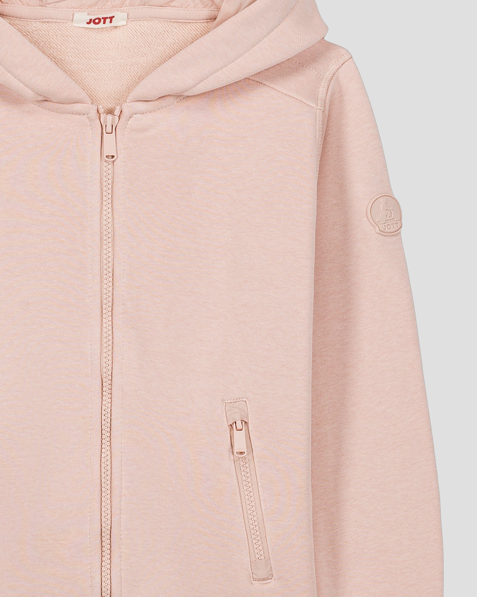 Tango cotton zip-up jacket JOTT Pink