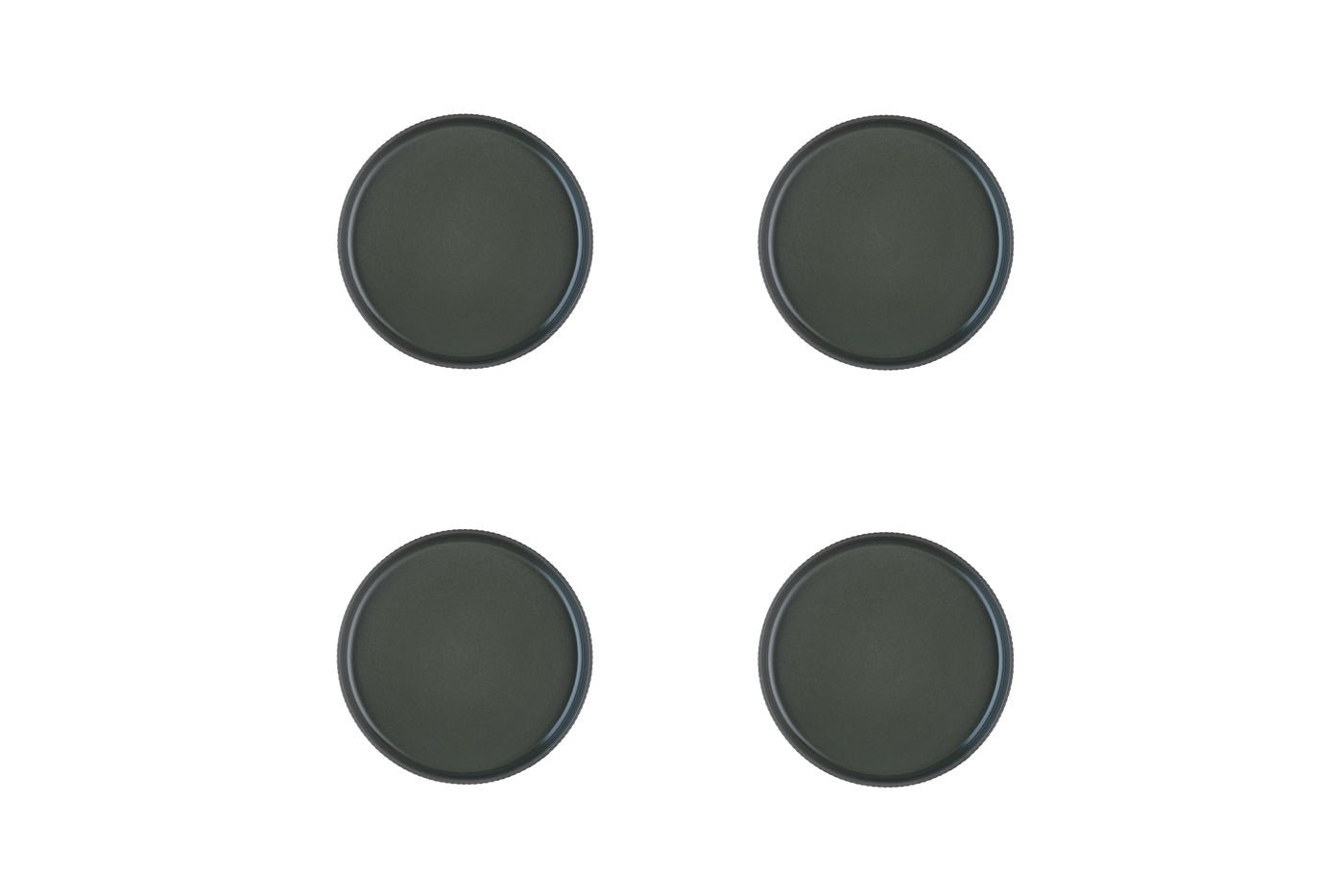 Scandi plate ø16.5cm - 4 pieces - olive BJORN Green