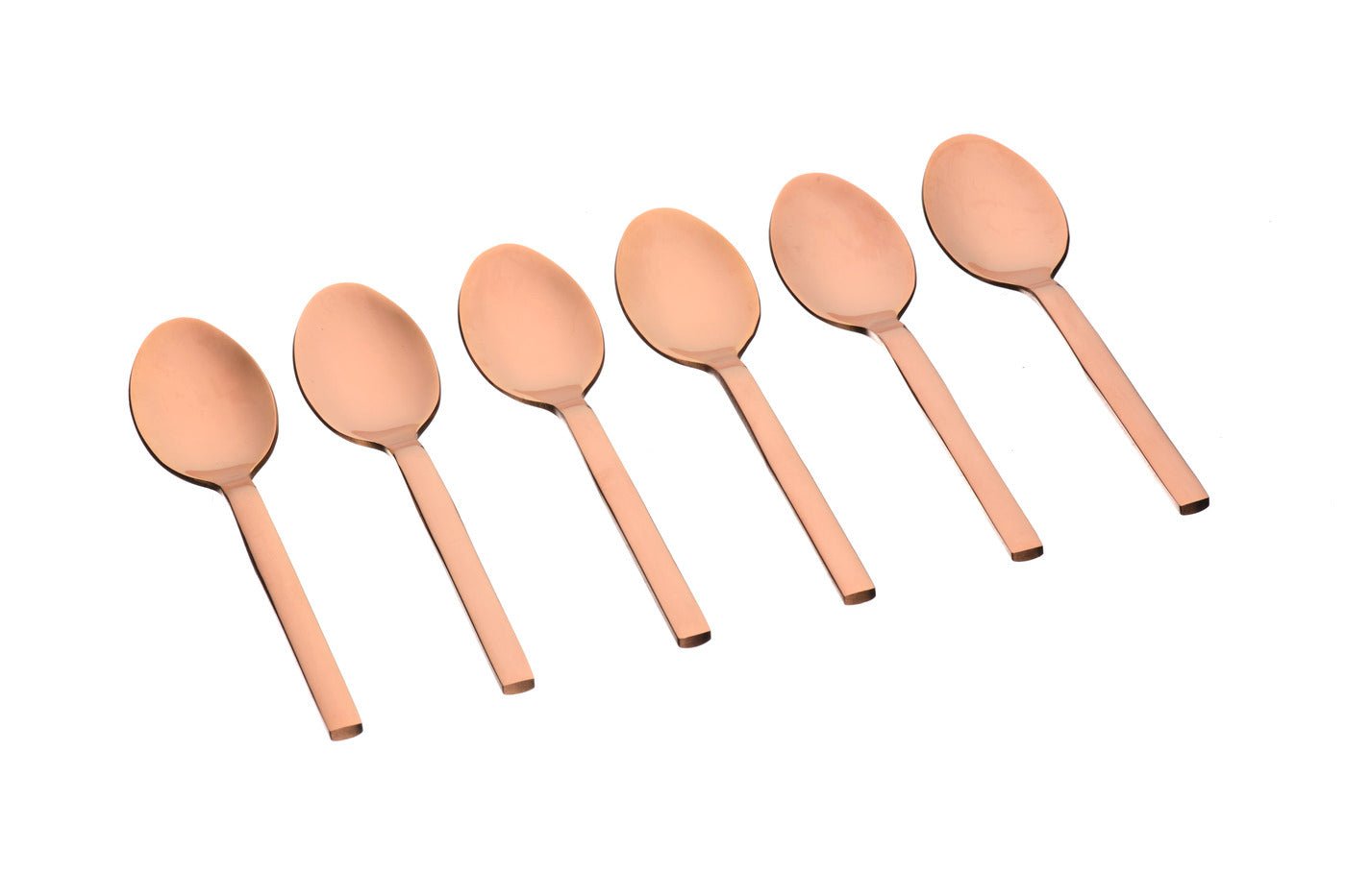 Set of 6 Emund teaspoons - copper BJORN