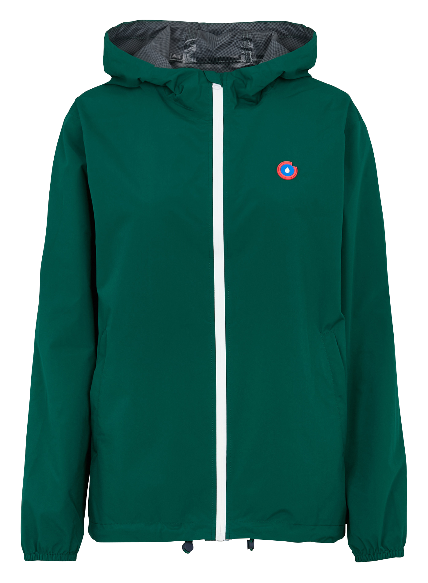 Imperméable court à capuche FLOTTE Vert