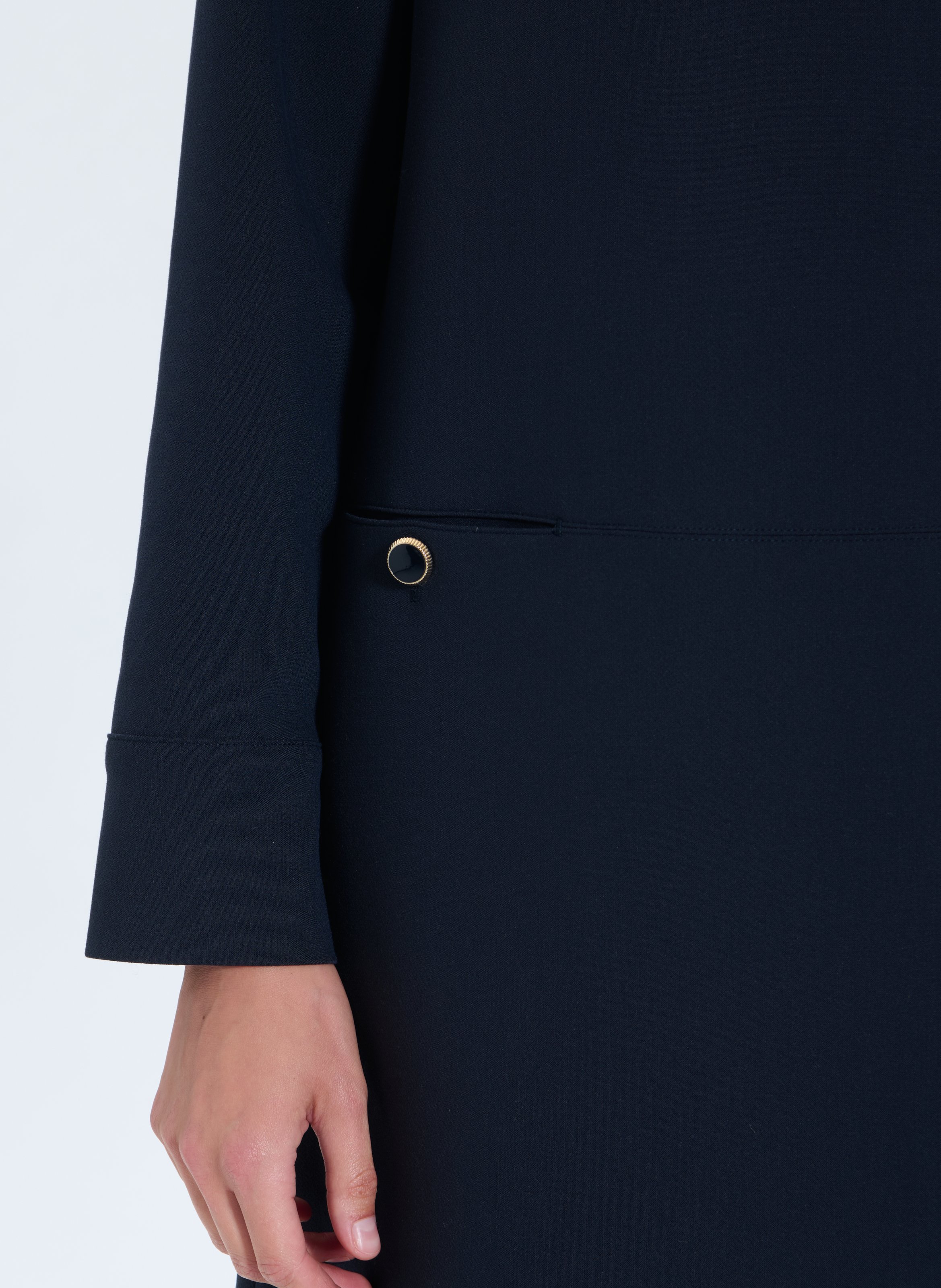 Robe courte col montant ZAPA Bleu