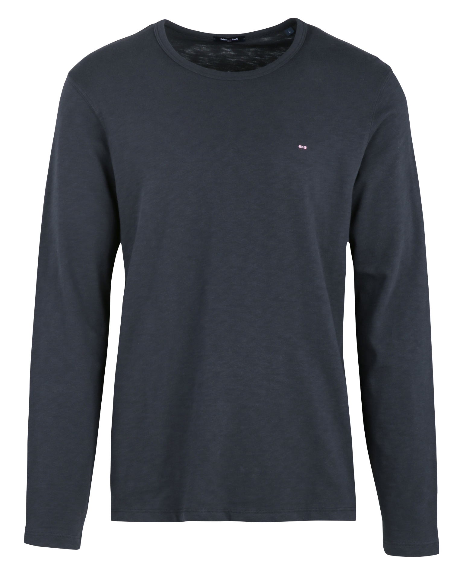 Tee-shirt droit col rond en coton EDEN PARK Bleu