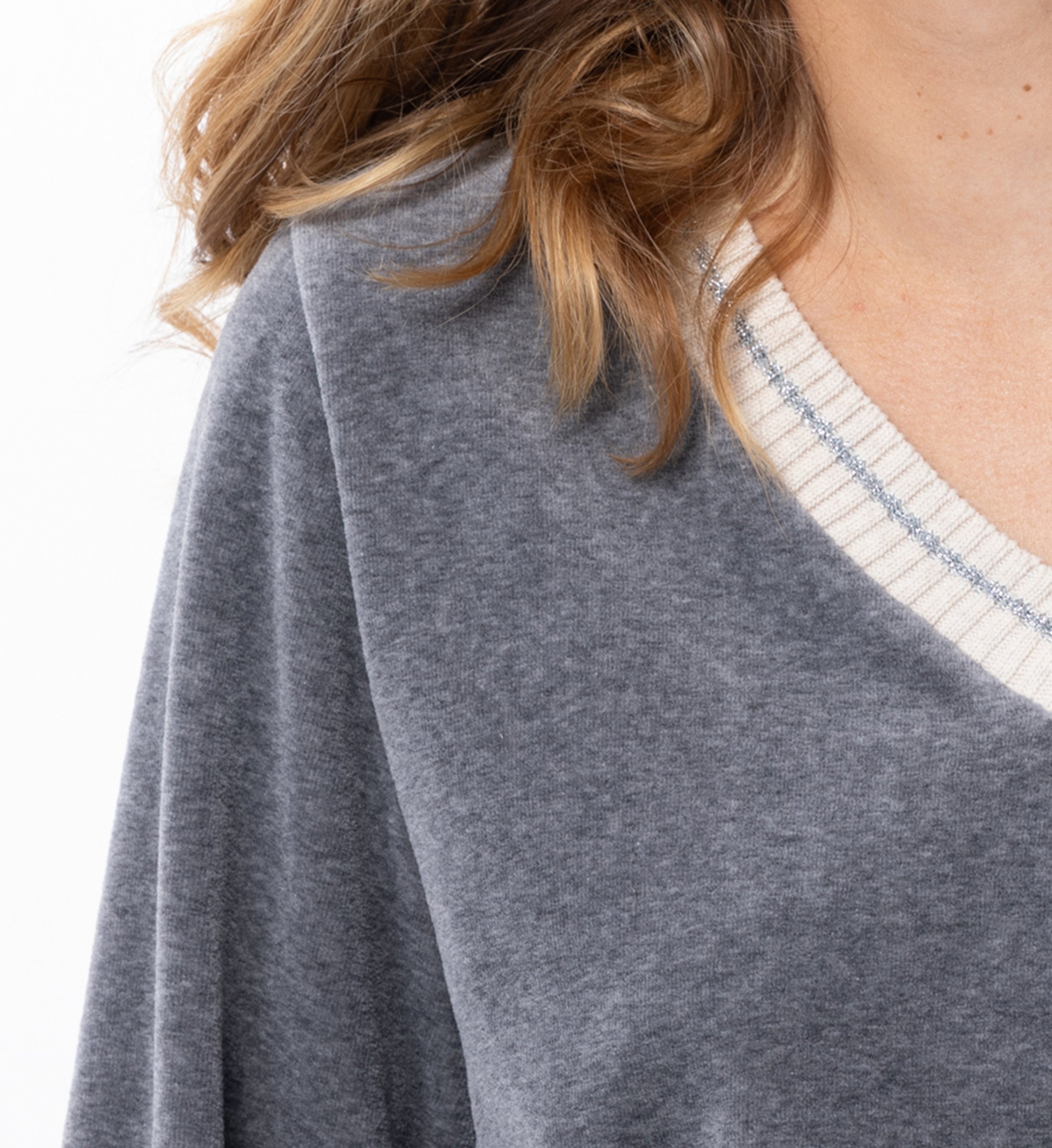 Velvet homewear set LE CHAT Grey