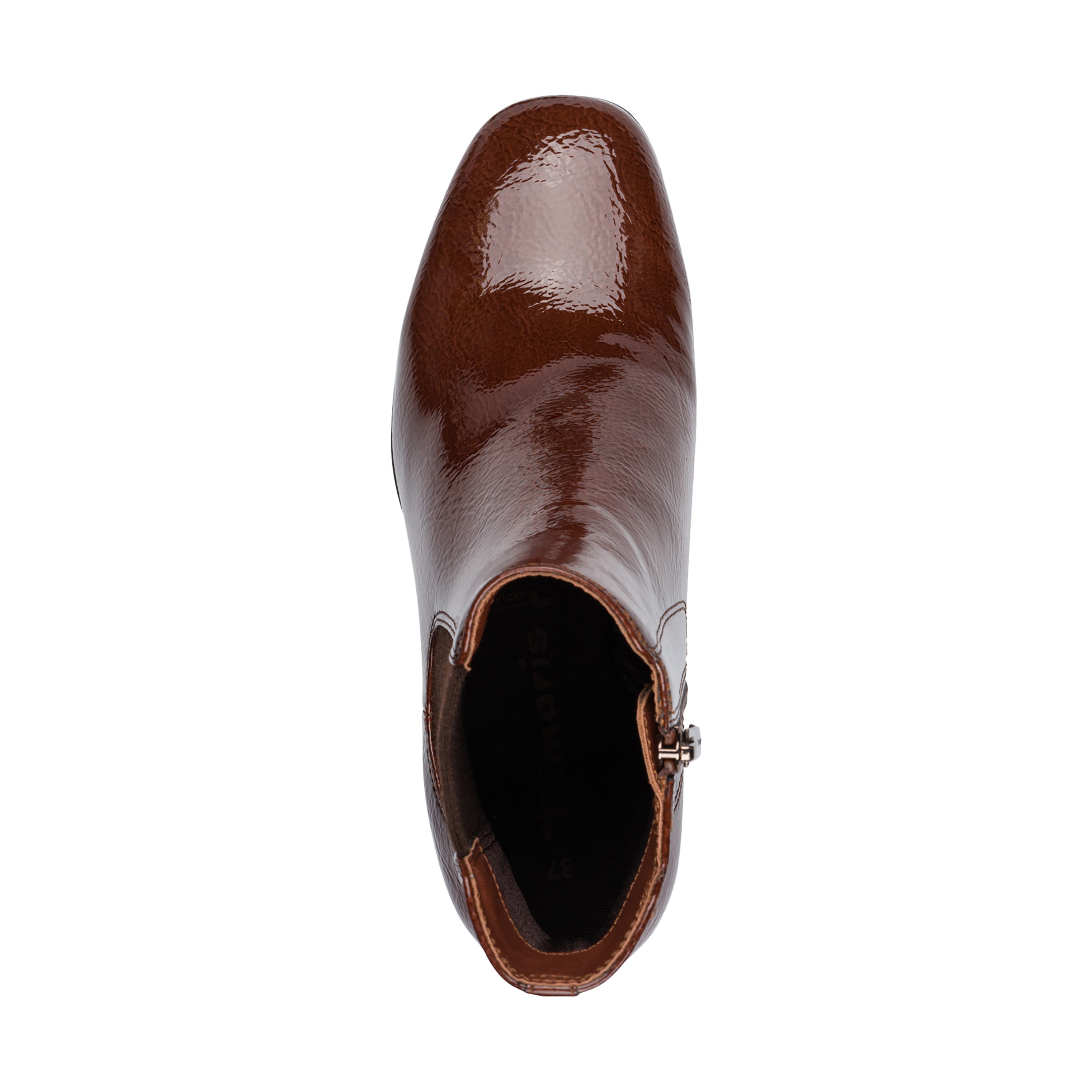 Zip-up ankle boots TAMARIS Brown