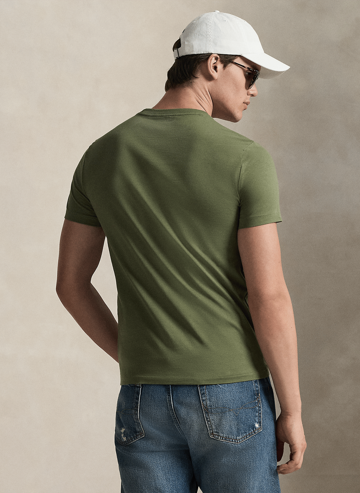 Slim-fit cotton T-shirt POLO RALPH LAUREN Green
