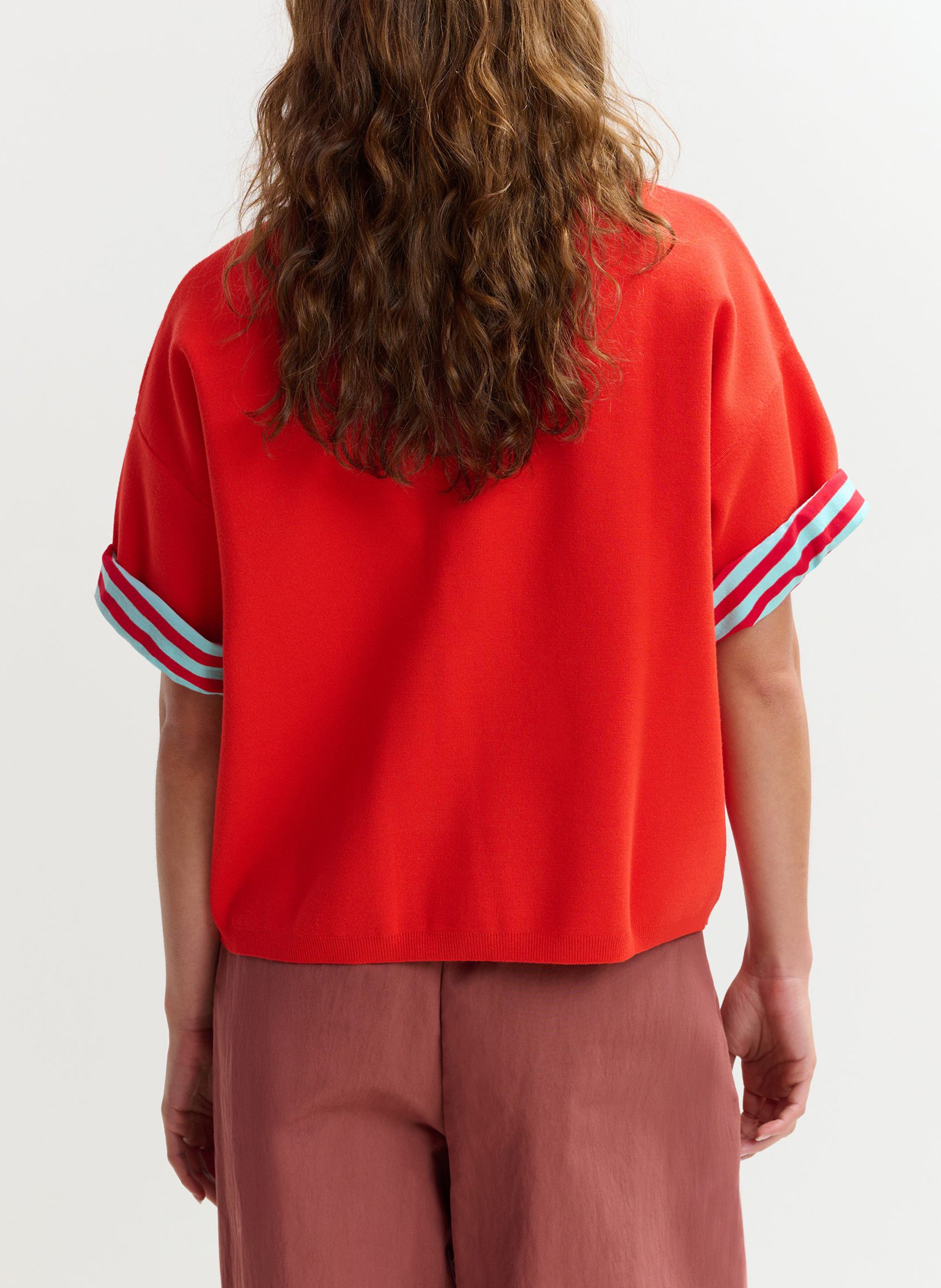 Short-sleeved polo shirt ESSENTIEL ANTWERP Orange