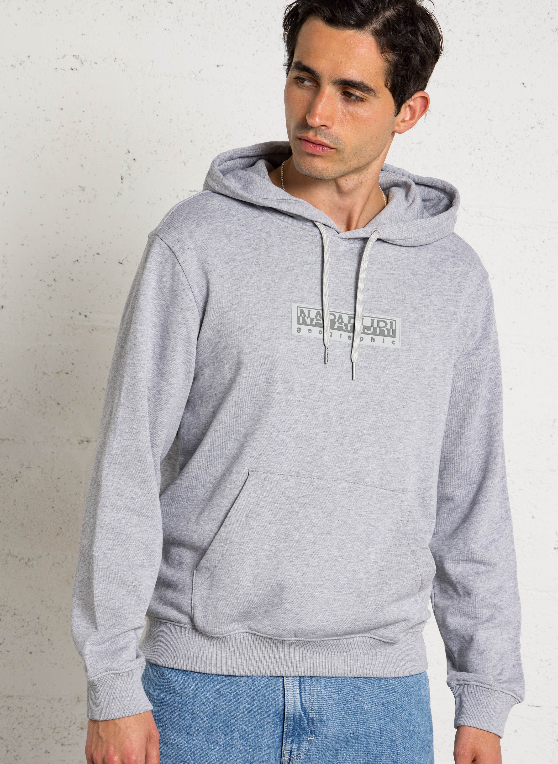 Bedruckter Hoodie aus Baumwolle NAPAPIJRI
