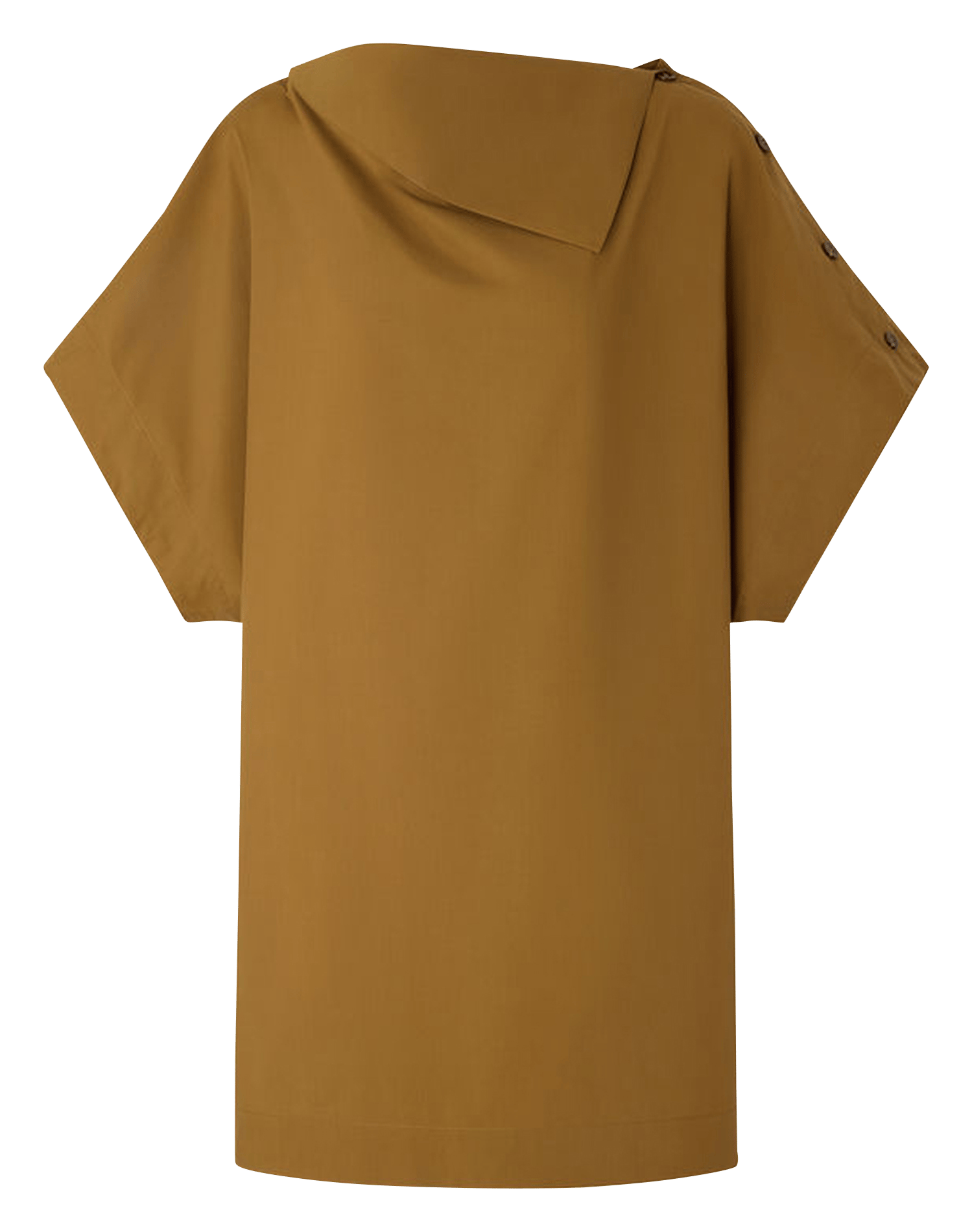 Robe courte col tombant en coton bio SOEUR Bruin