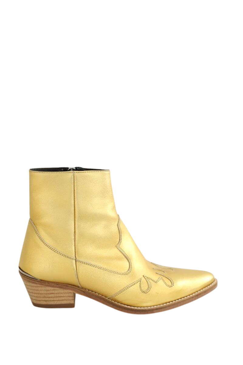 Western boots VALENTINE GAUTHIER- SECONDE MAIN Golden