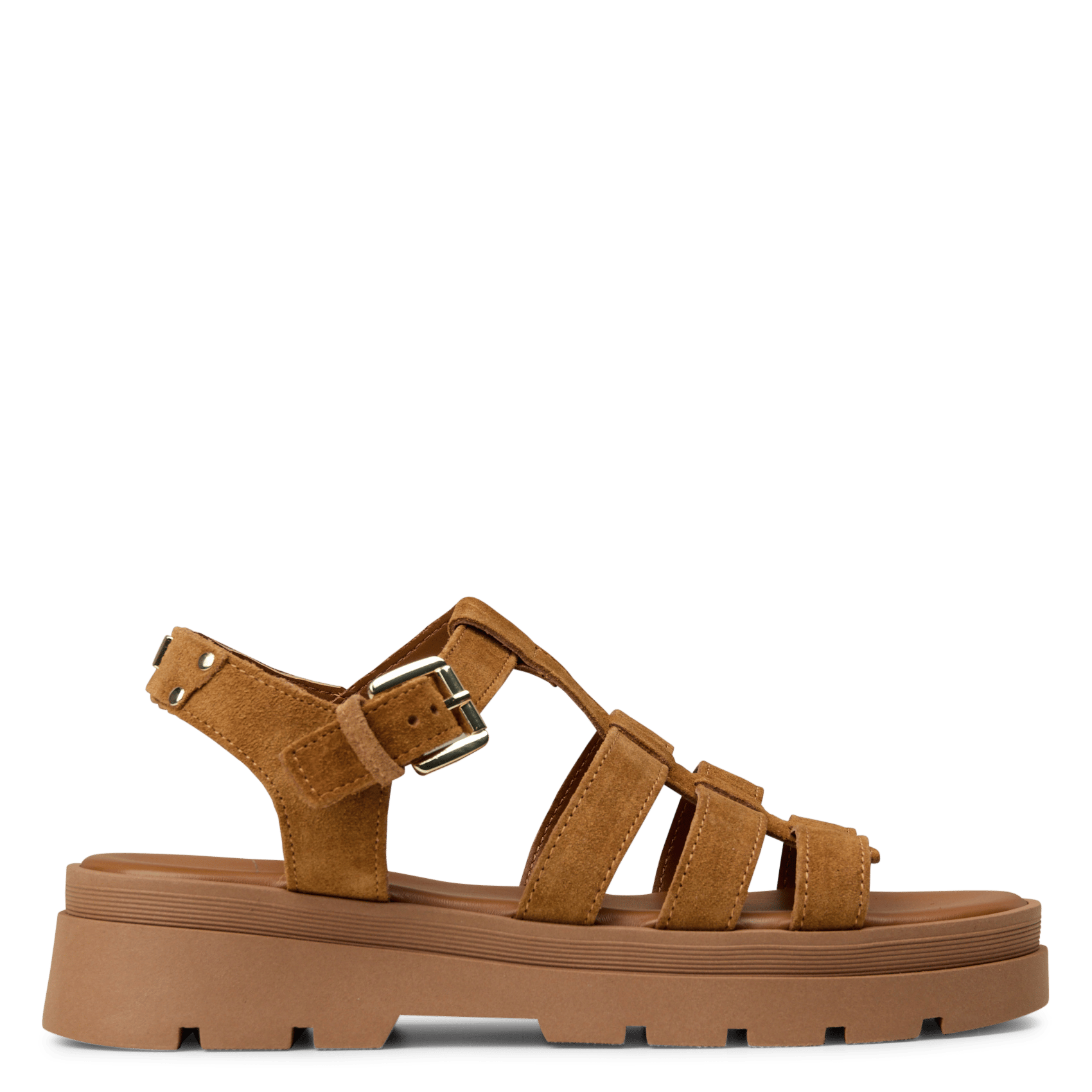 Flache Ledersandalen mit Samt JB MARTIN