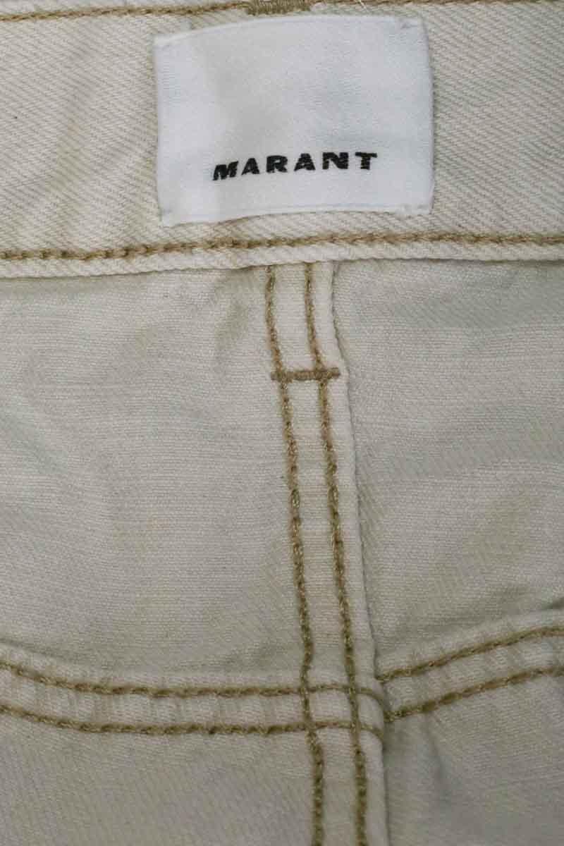 - Straight-leg jeans
- 5 pockets
- Straight cut
- Faded effect ISABEL MARANT - Seconde Main Beige