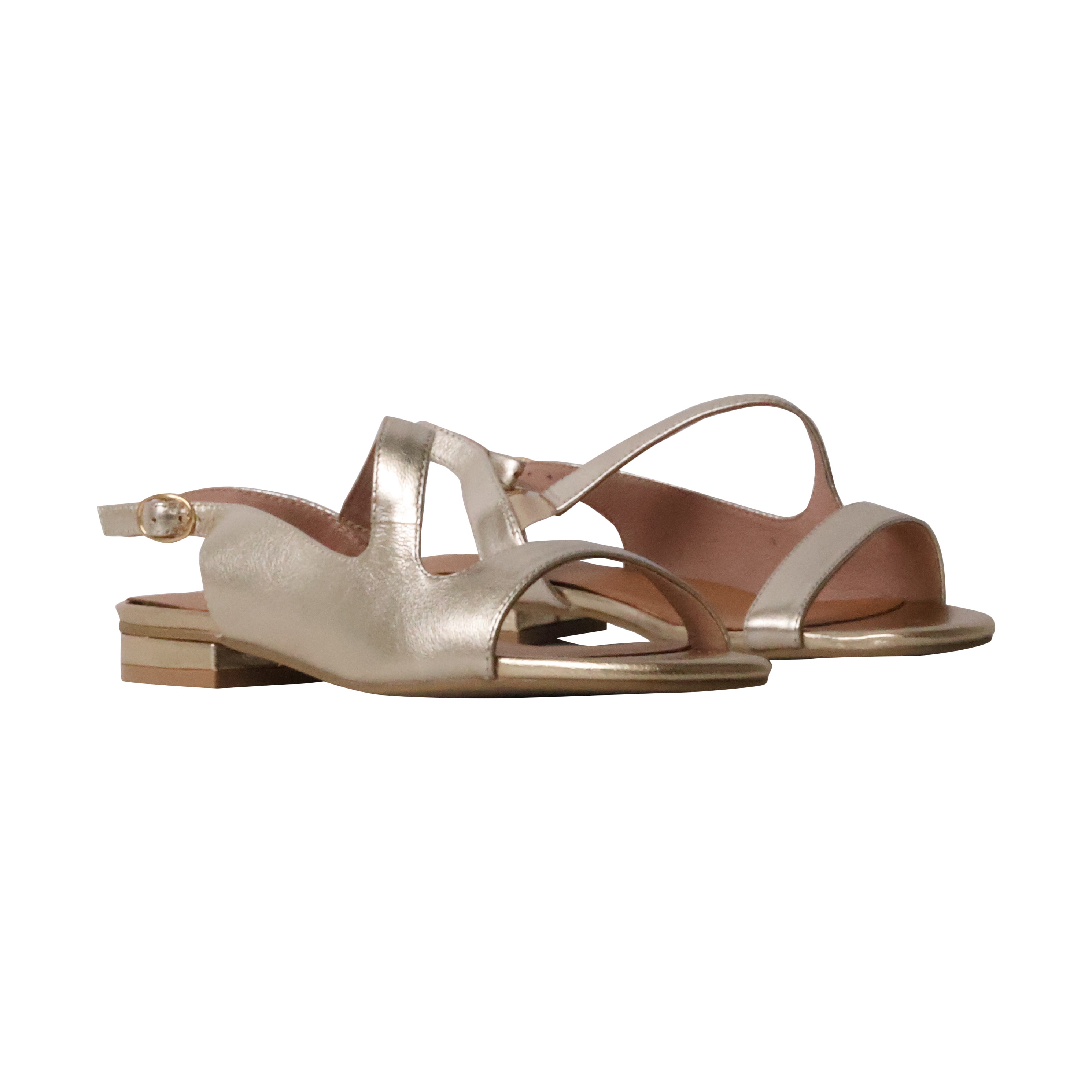 Ashley leather sandals EMILIE KARSTON Grey