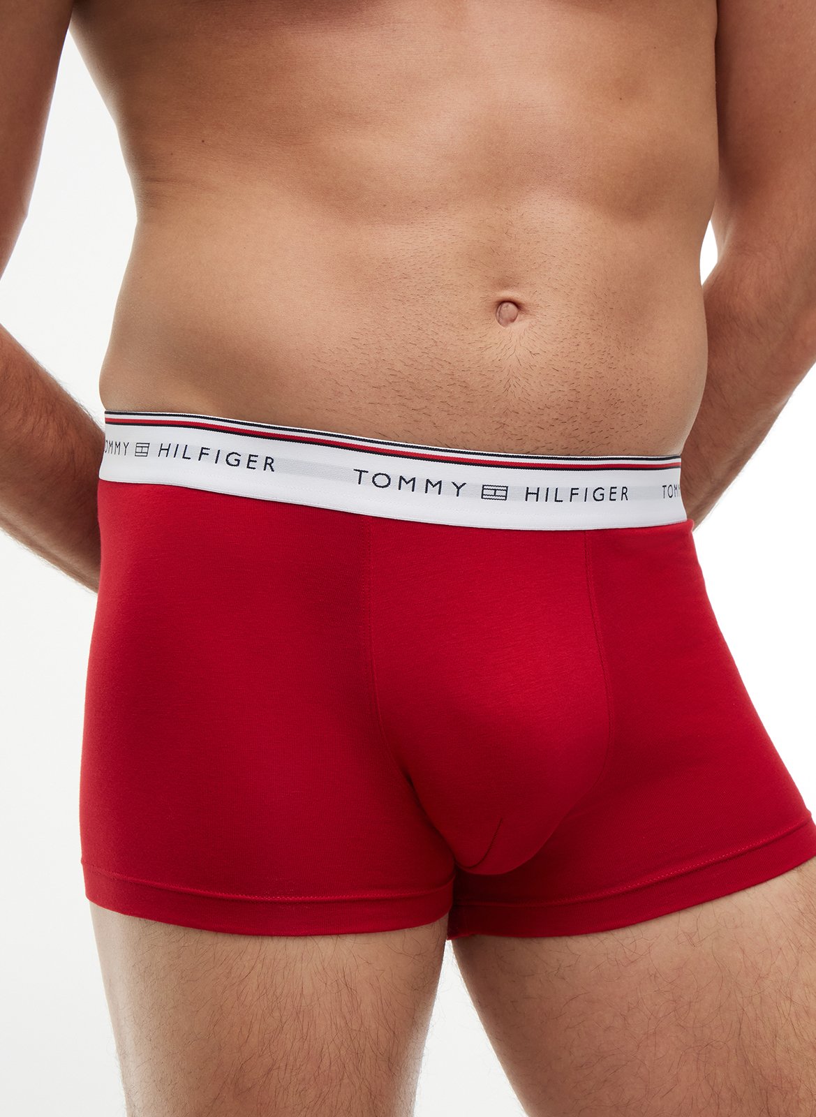 Setje met 3 boxershorts | katoenblend TOMMY HILFIGER Groen