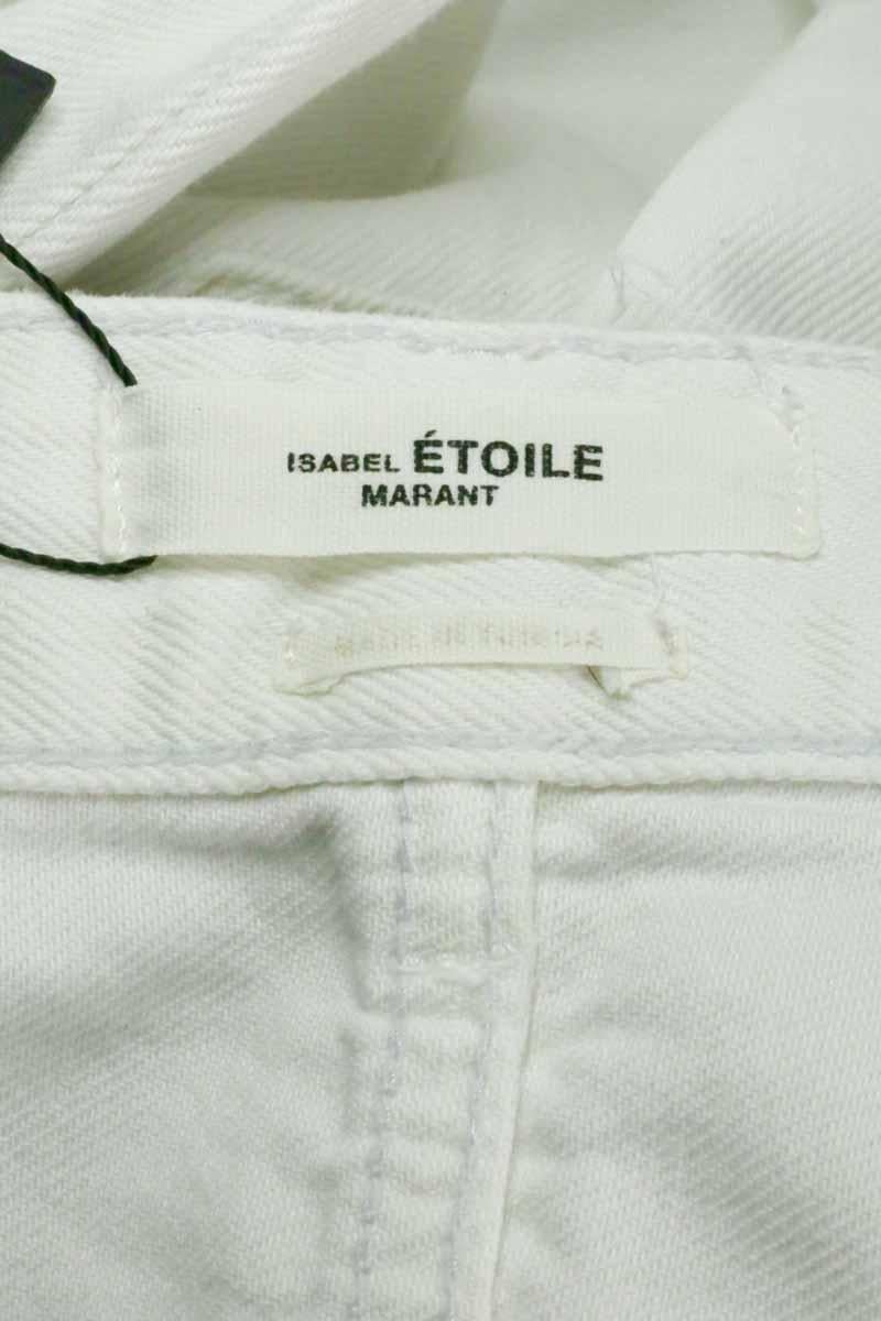 Straight jeans ISABEL MARANT ÉTOILE - SECONDE MAIN White