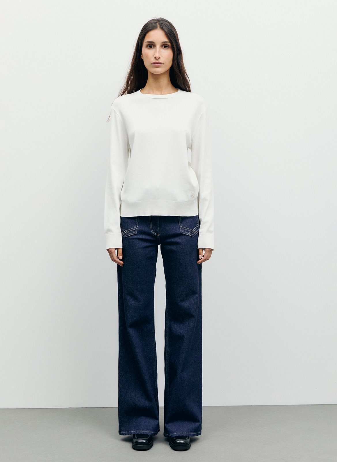 Tee-shirt col rond uni GERARD DAREL Beige