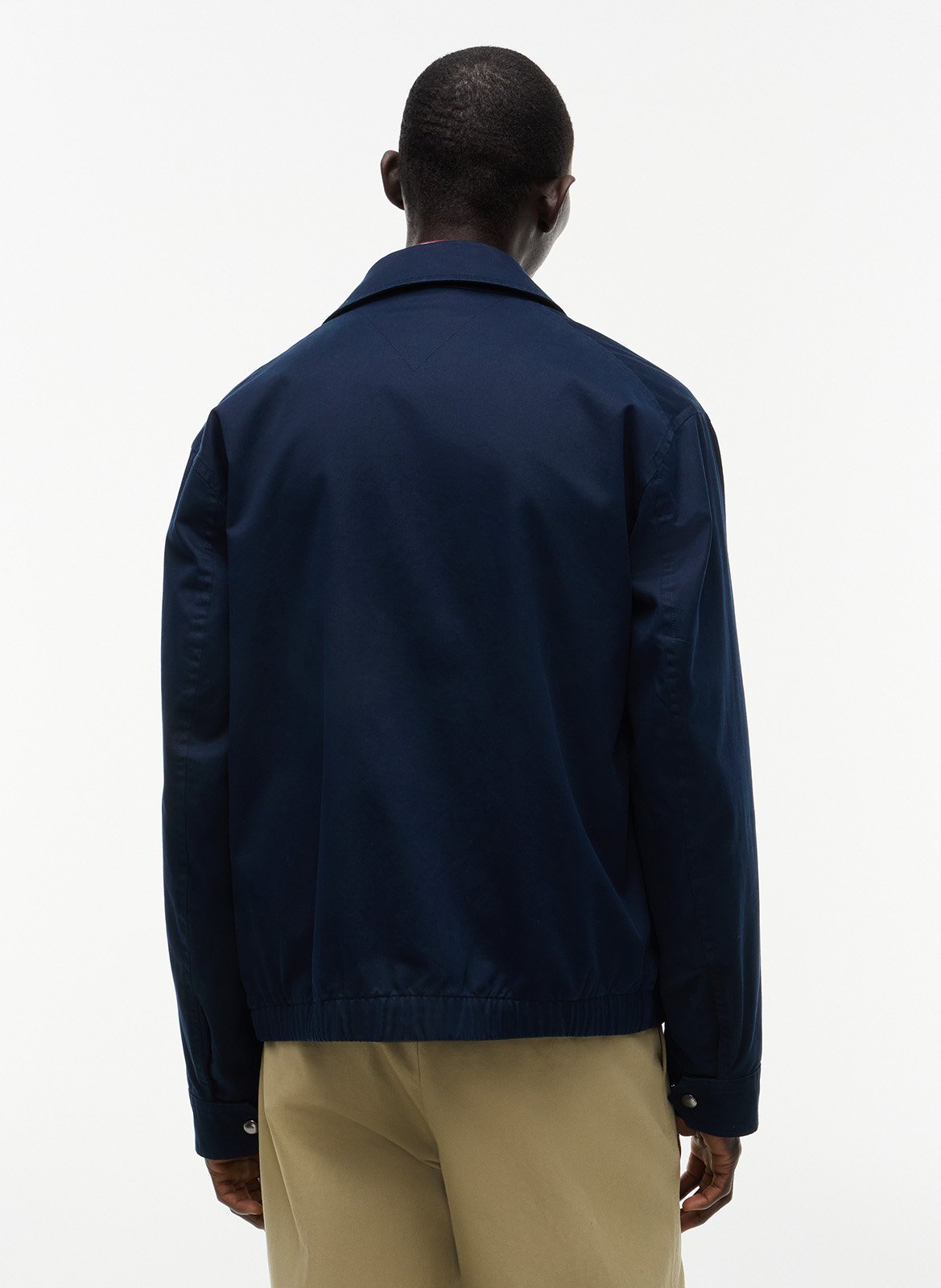Veste droite col classique unie TOMMY HILFIGER Bleu