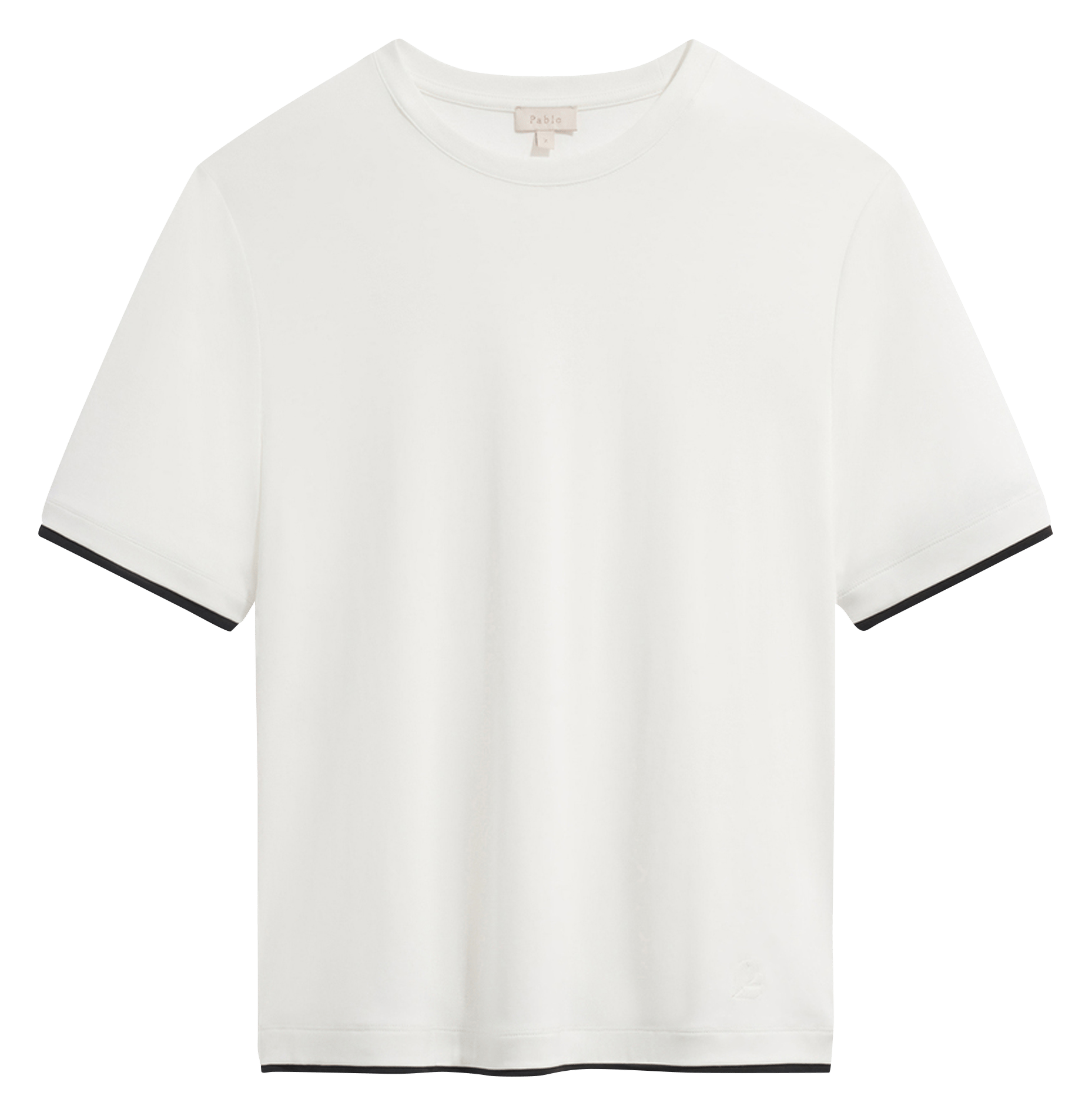 Tee-shirt oversize col rond en coton  PABLO Blanc